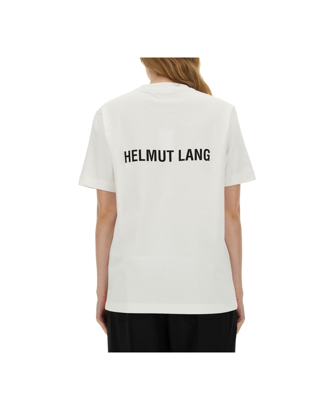 Helmut Lang T-shirt With Logo - WHITE Tシャツ