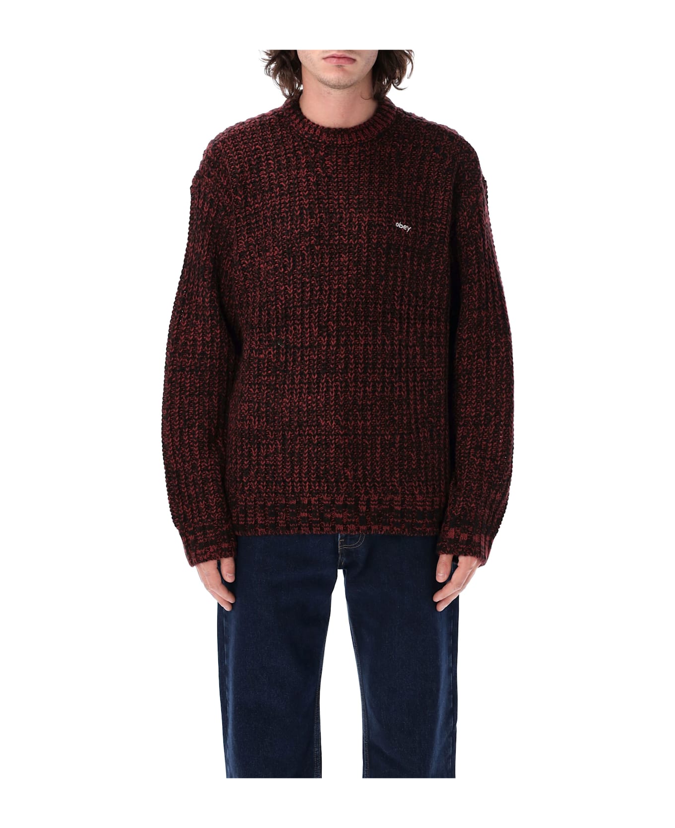 Obey Anthony Sweater - ZINFANDEL