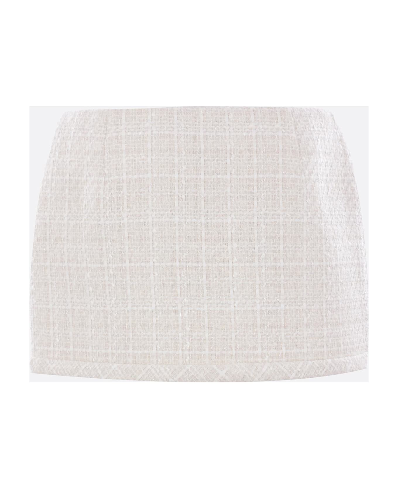 Marc Jacobs Tweed Mini Skirt - Ivory