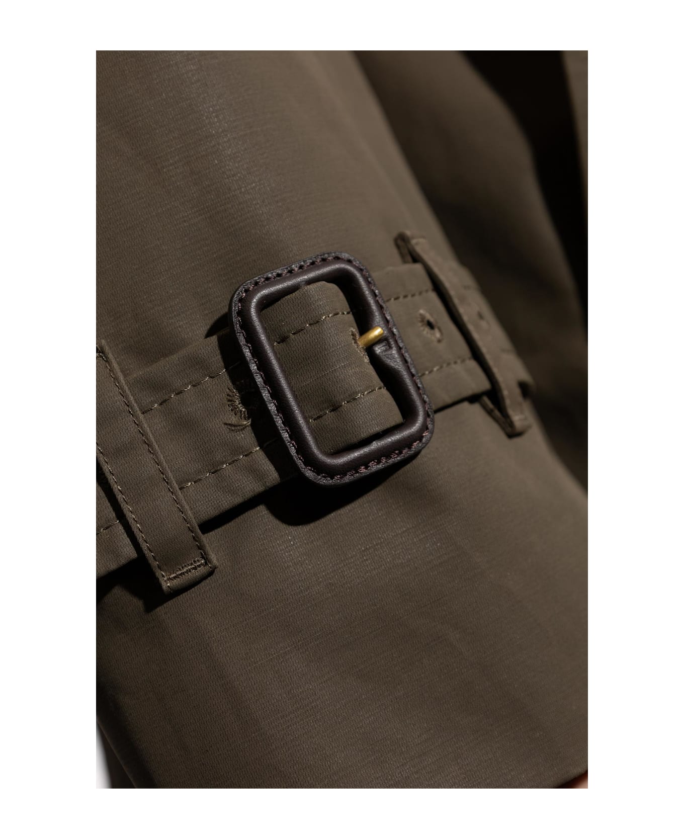 Burberry Trench Coat With Belt - Carob