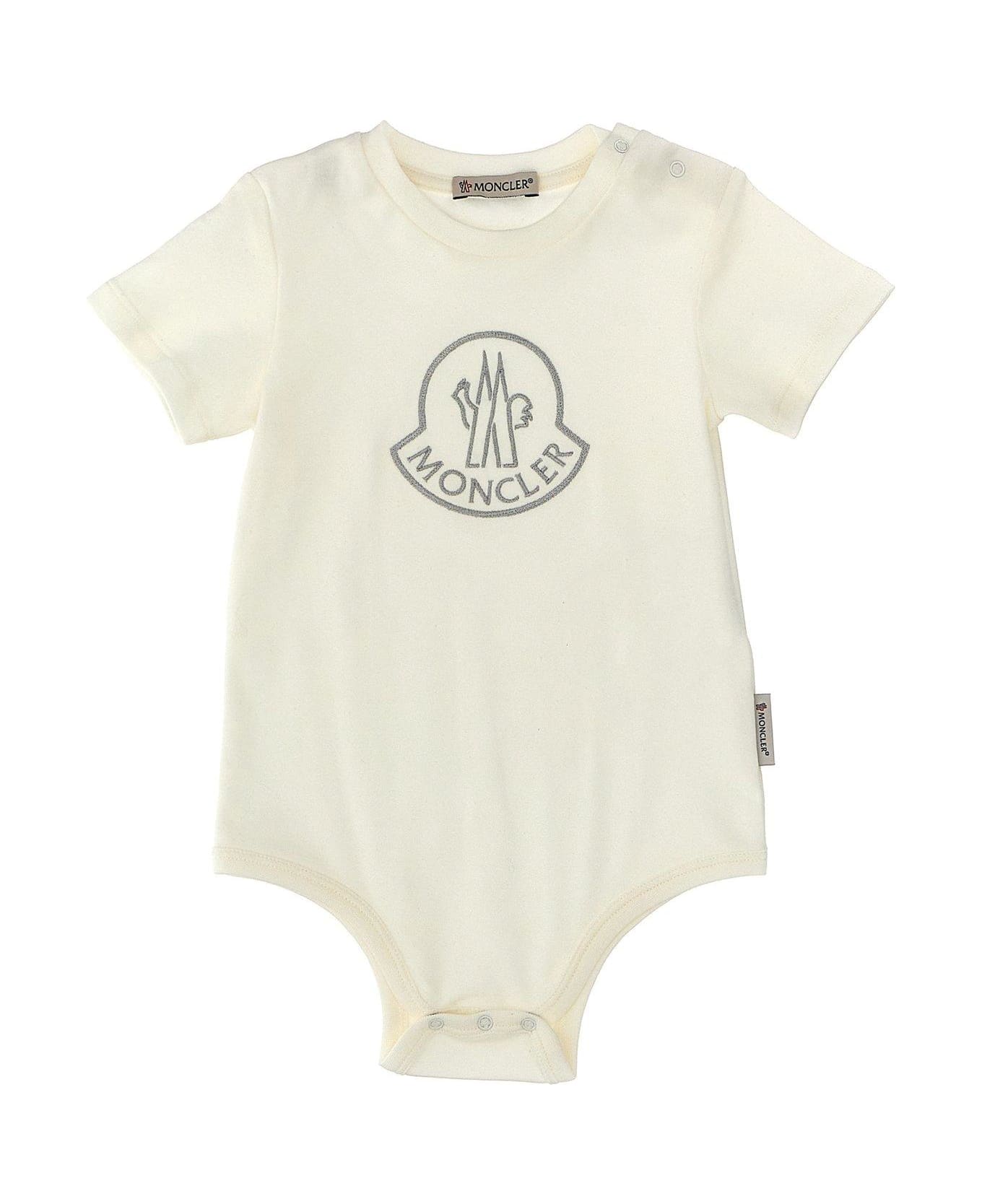 Moncler Embroidered Logo Bodysuit ボディスーツ＆セットアップ