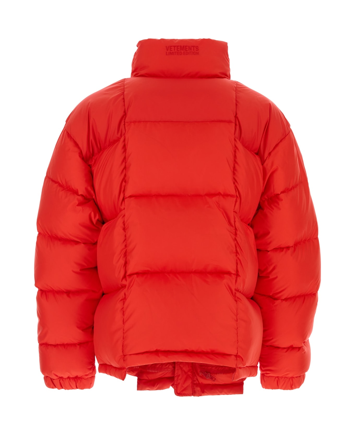 VETEMENTS Cut-up Puffer Jacket - RED
