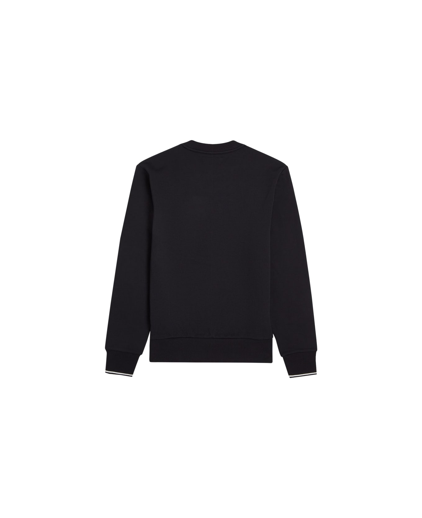 Fred Perry Sweatshirt With Logo Embroidery - BLACK