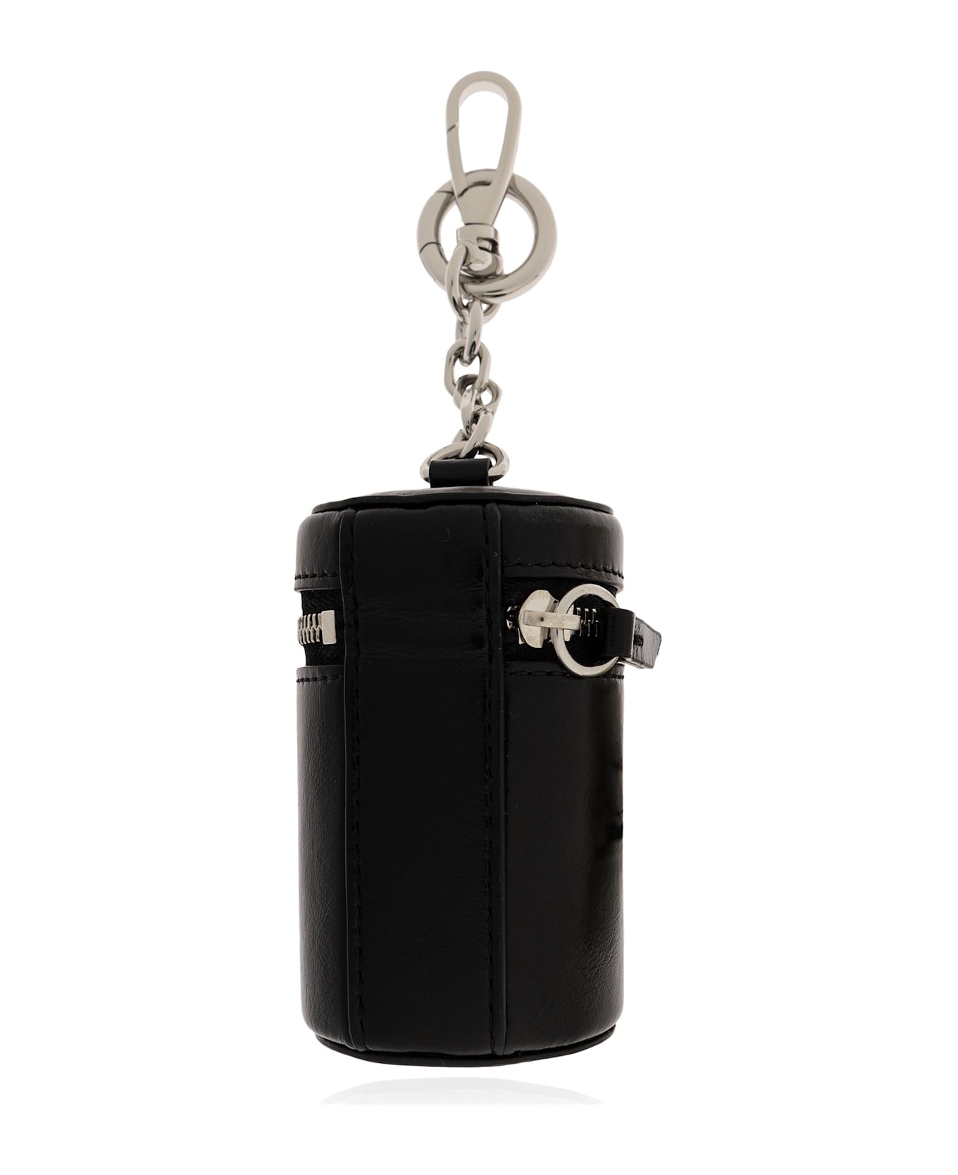 Maison Margiela Keychain With Leather Pouch - Black  