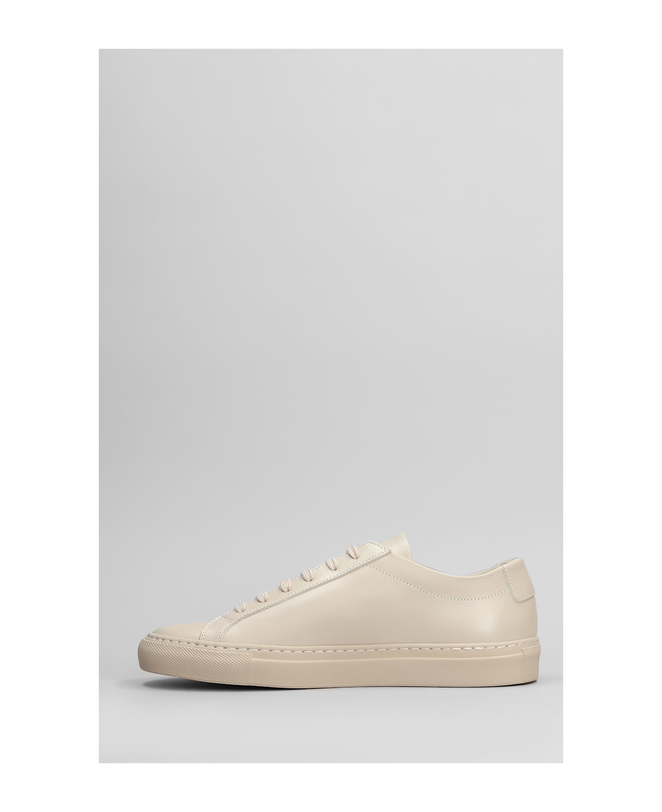 Common Projects Original Achilles Sneakers In Beige Leather - beige