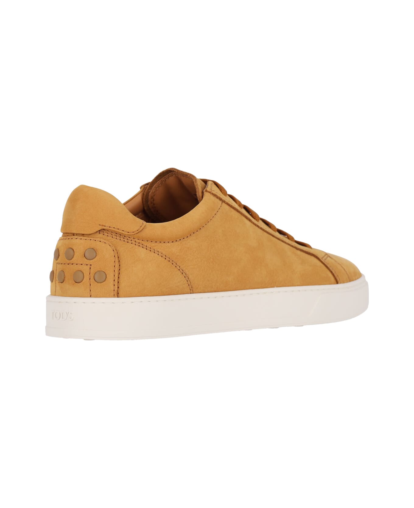 Tod
s Calf Nubuck Sneakers - Yellow