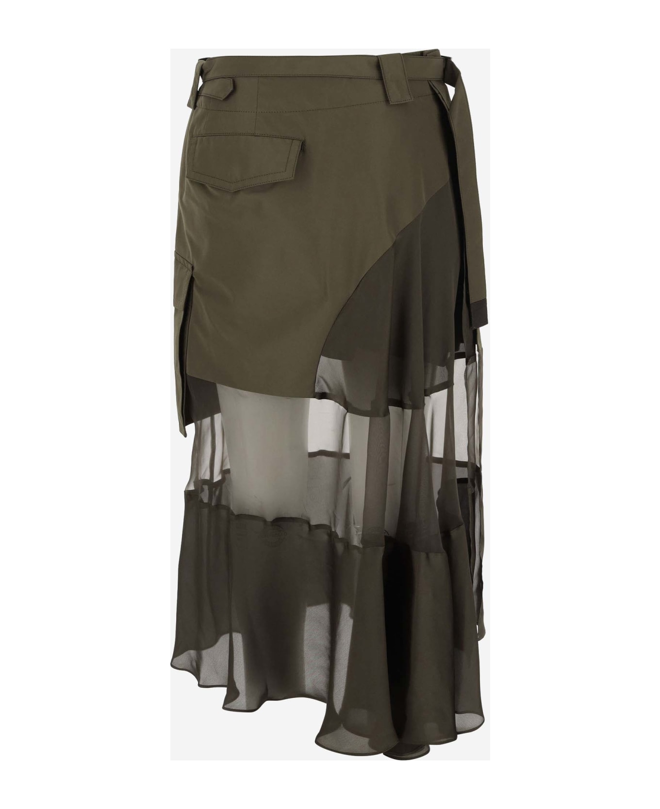 Sacai Nylon Midi Skirt - Green スカート