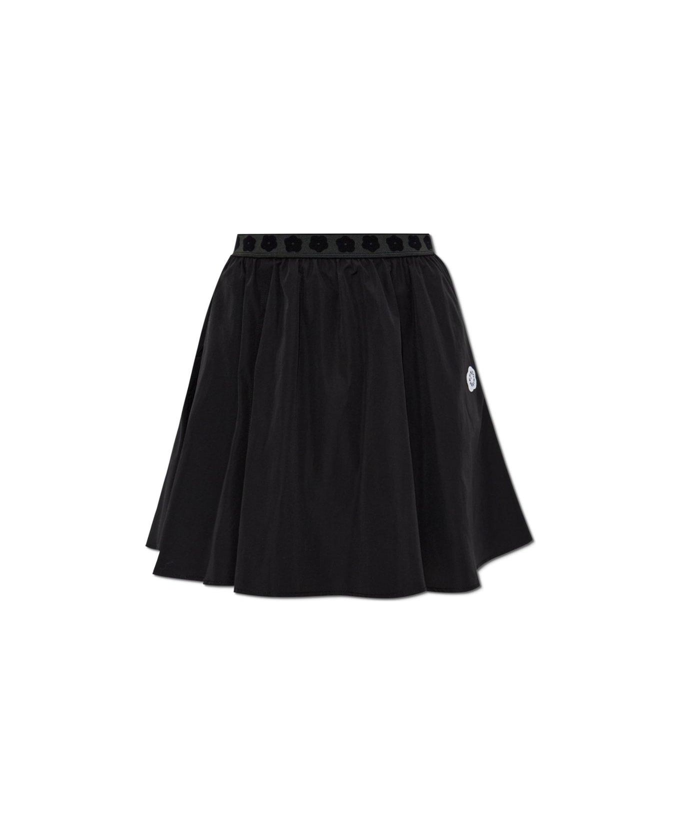 Kenzo Boke Flower Short Skirt - Nero