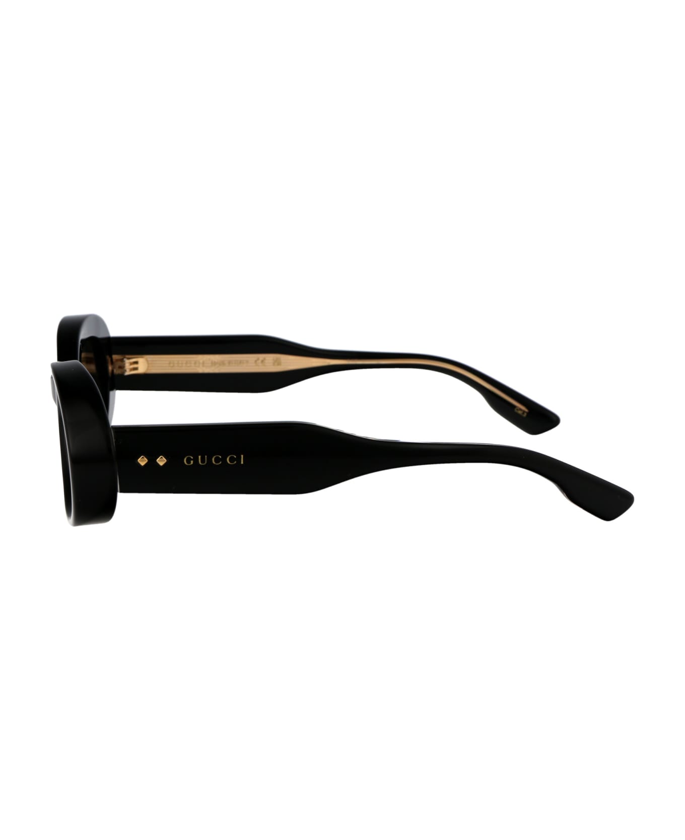 Gucci Eyewear Gg1527s Sunglasses - 001 BLACK BLACK GREY