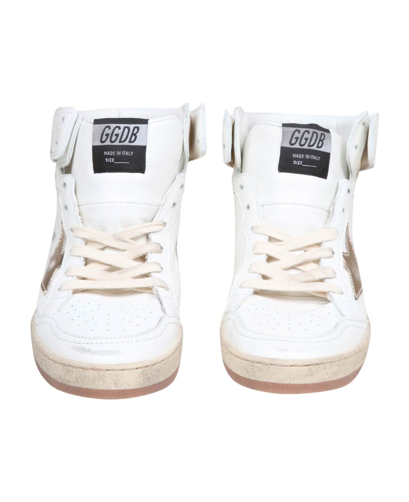 Golden Goose Sky Star Sneakers - White/Dark Gold スニーカー