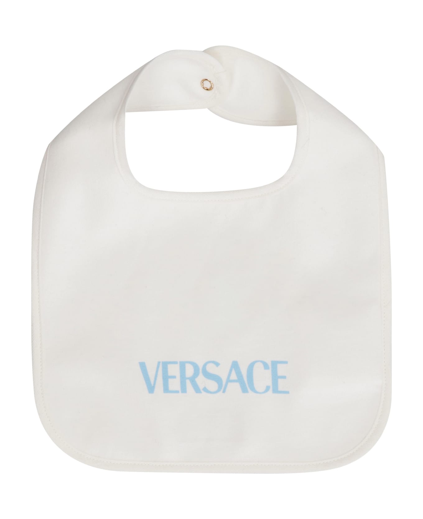 Young Versace Baby-romper, Hat And Bib Gift Box - White