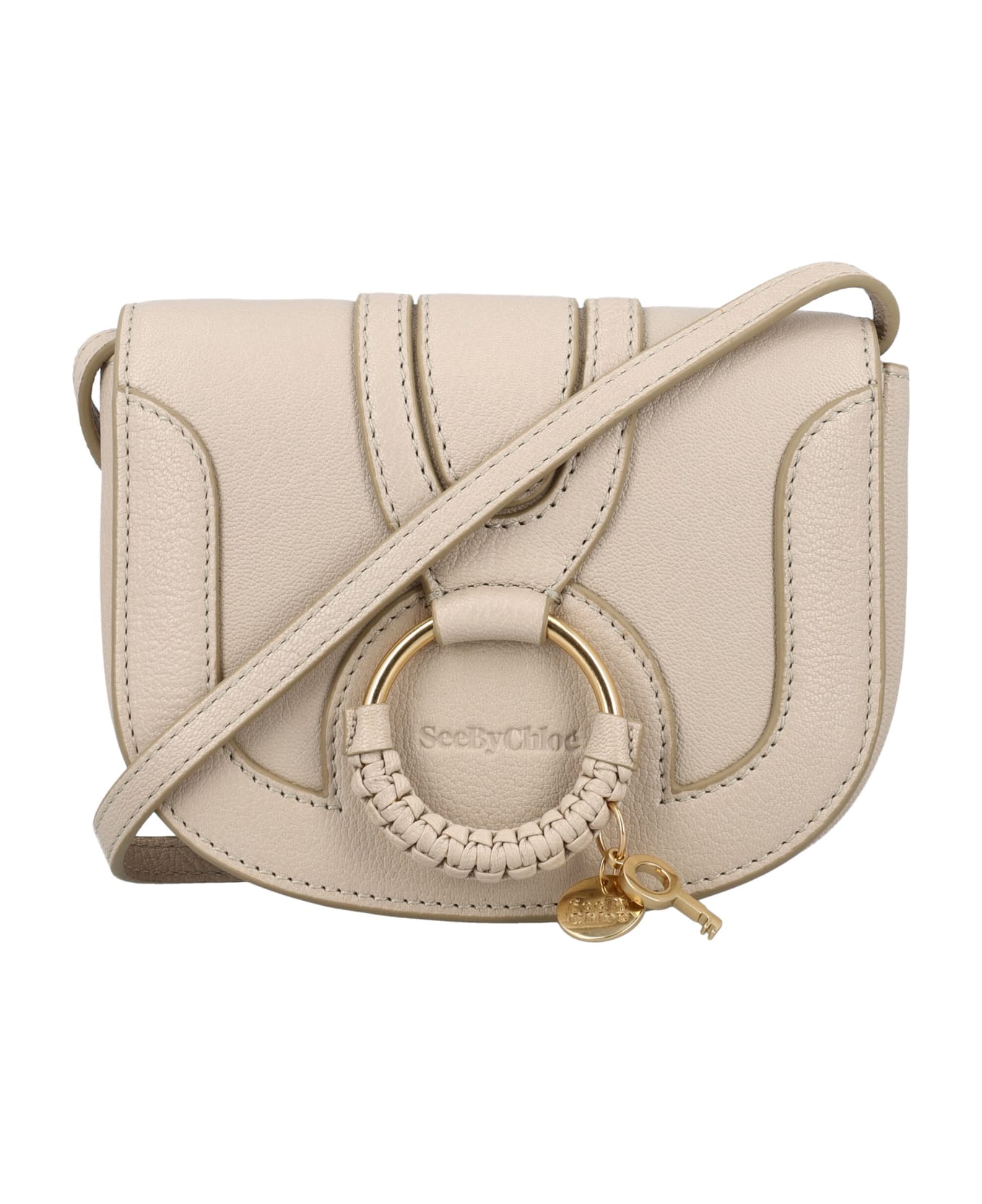 See by Chloé Mini Hana Crossbody Bag - CEMENT BEIGE