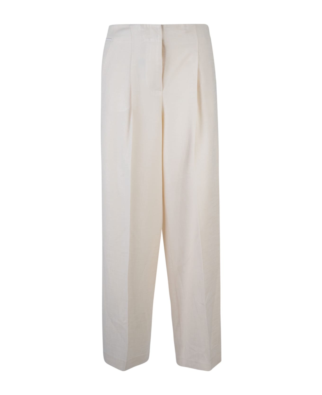 Peserico Concealed Straight Trousers - C