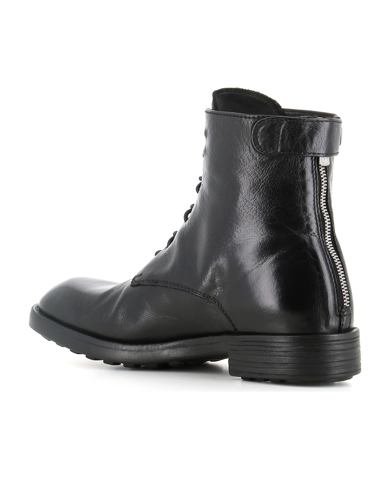 Officine Creative Lace-up Boot Diary/106 - Black