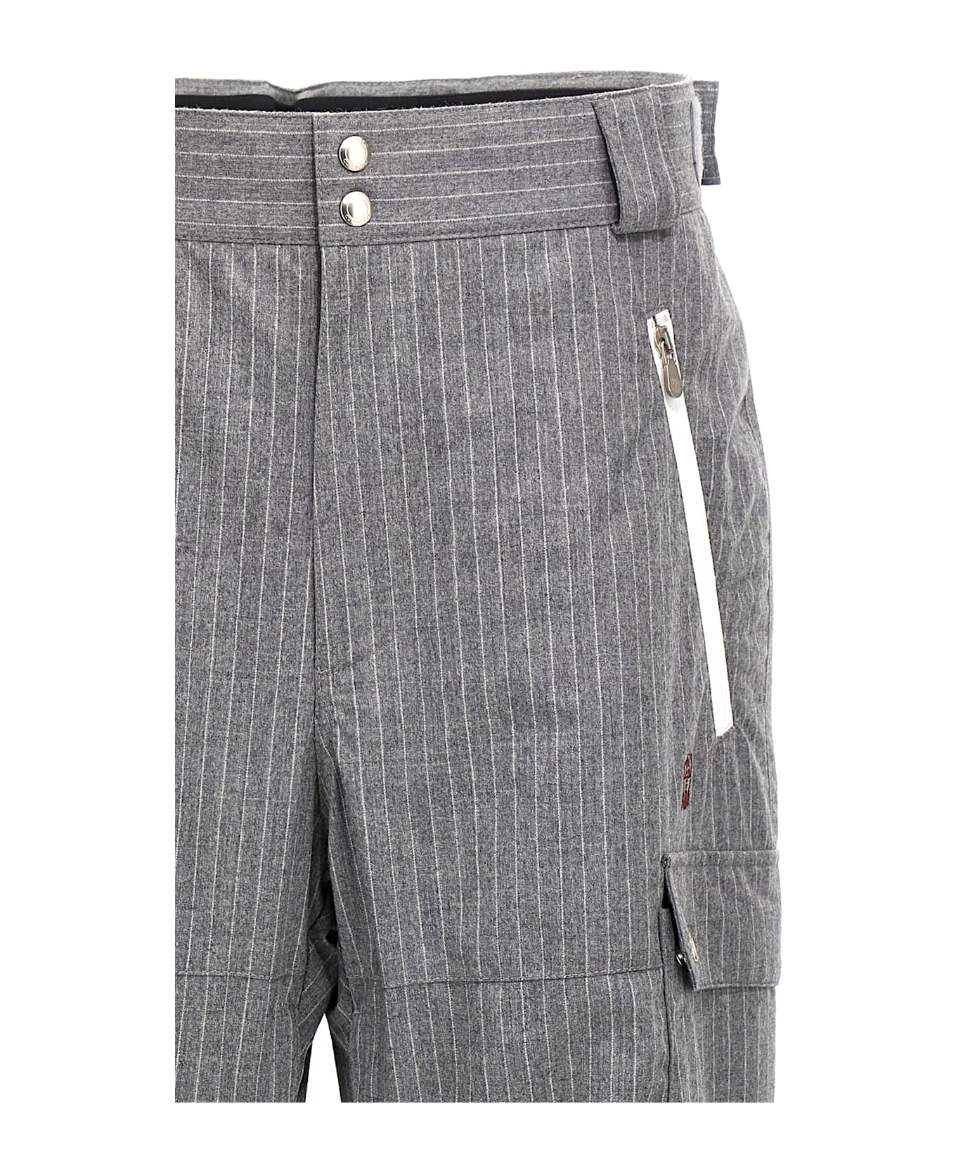 Brunello Cucinelli Pinstripe Pants - Gray