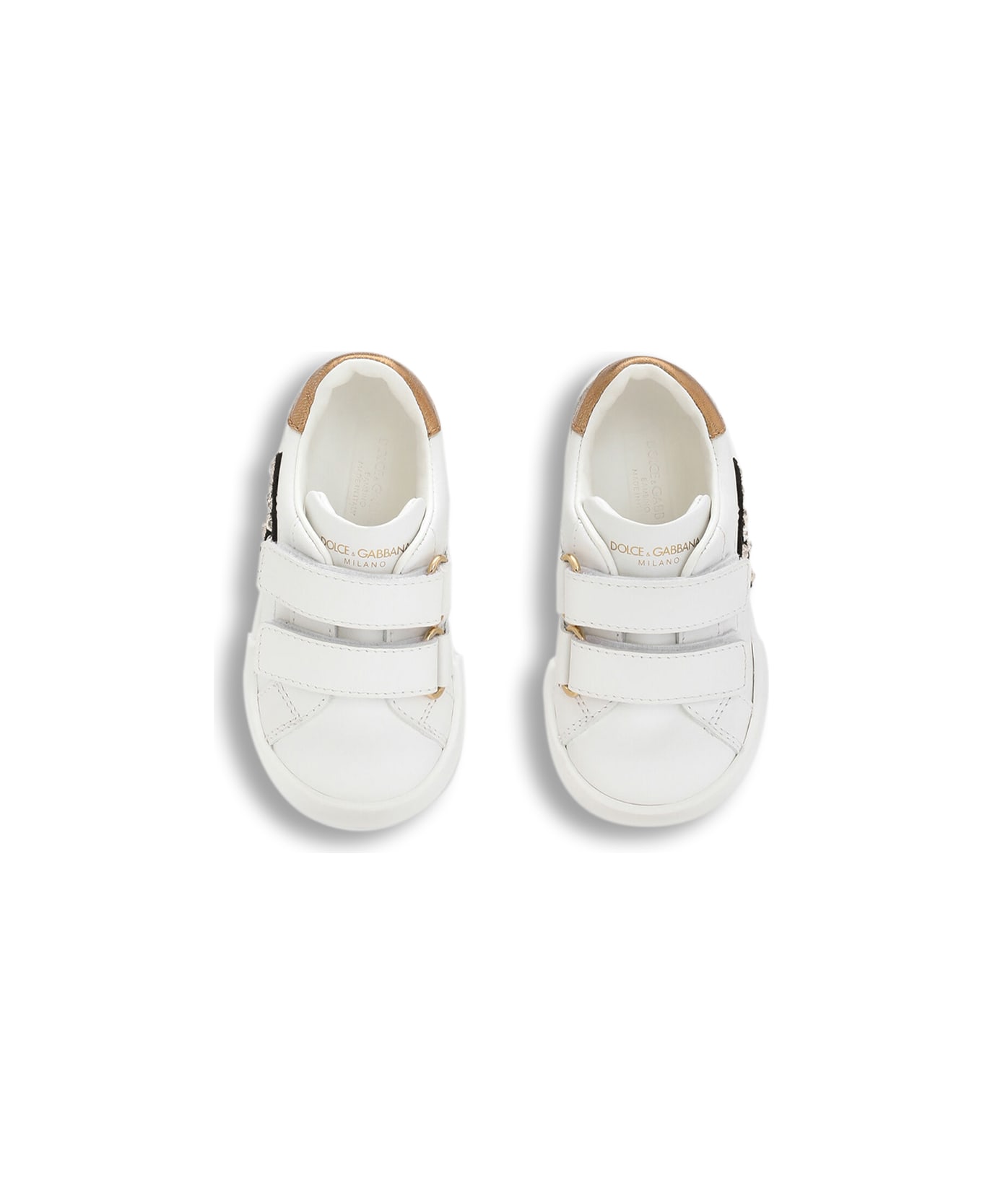 Dolce & Gabbana Sneaker - Bianco oro