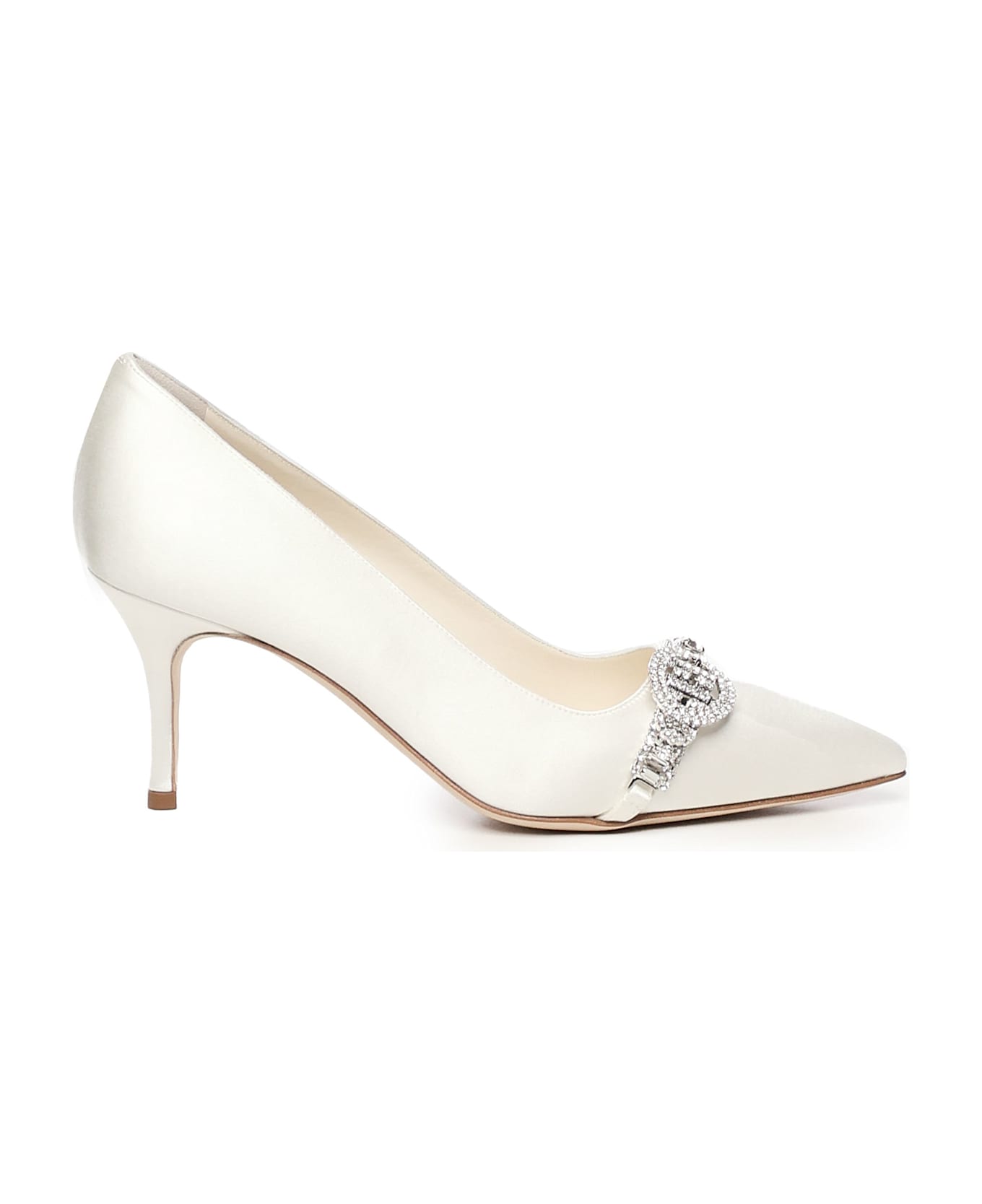 Manolo Blahnik Asapump - White