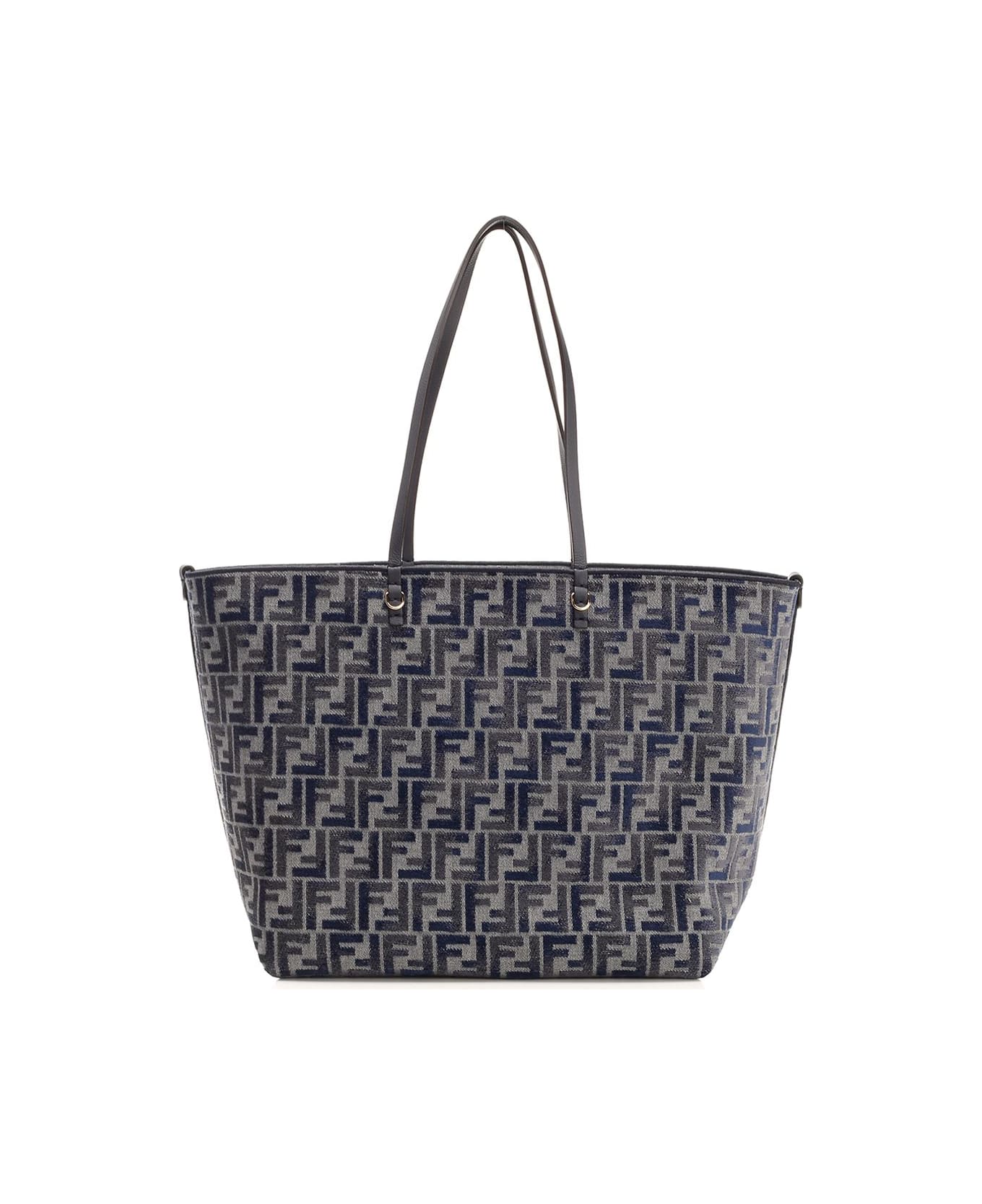 Fendi "roll" Large Tote Bag - Blue