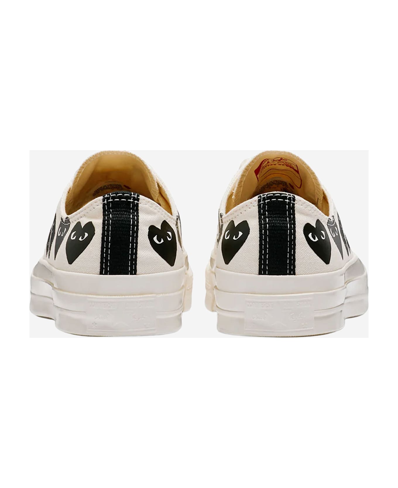 Comme des Garçons Play Sneakers Play X Converse In Canvas - White