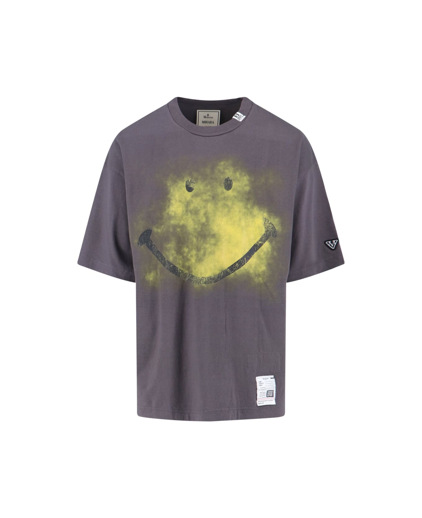 Mihara Yasuhiro 
smiley Face
 T-shirt - Black  