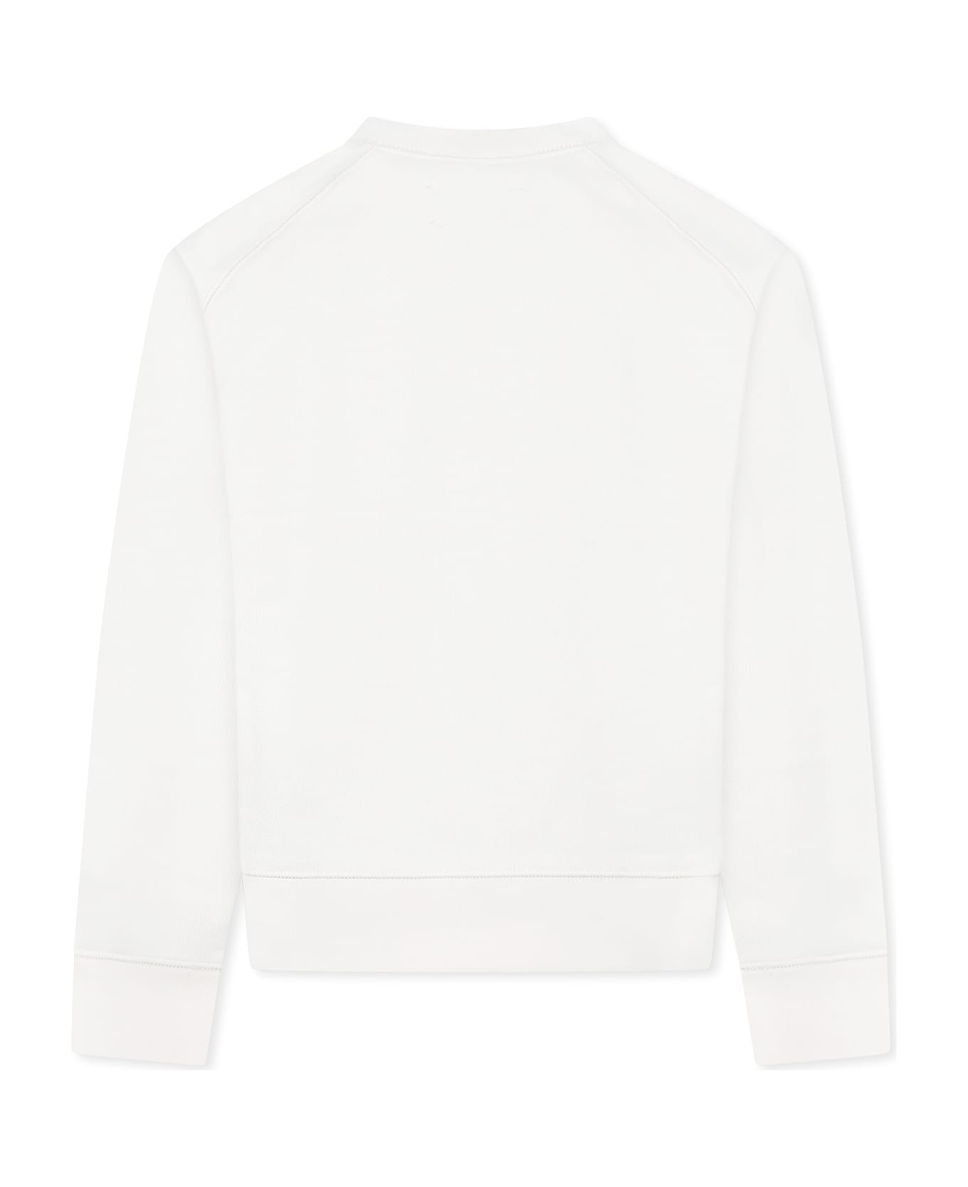 Zadig & Voltaire Ivory Sweatshirt For Girl With Writing - Ivory