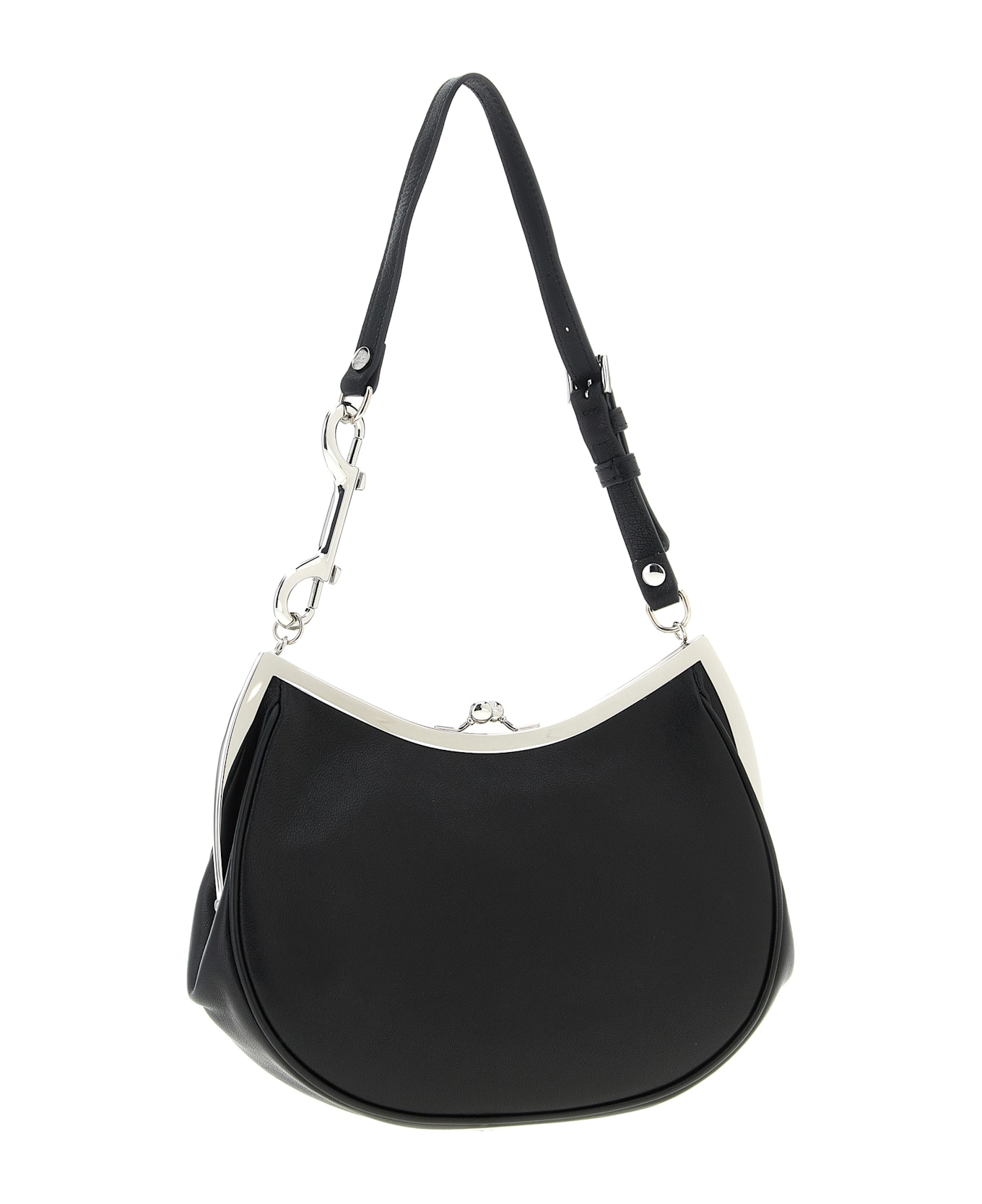 Vivienne Westwood 
charm Frame
 Shoulder Bag - Black  