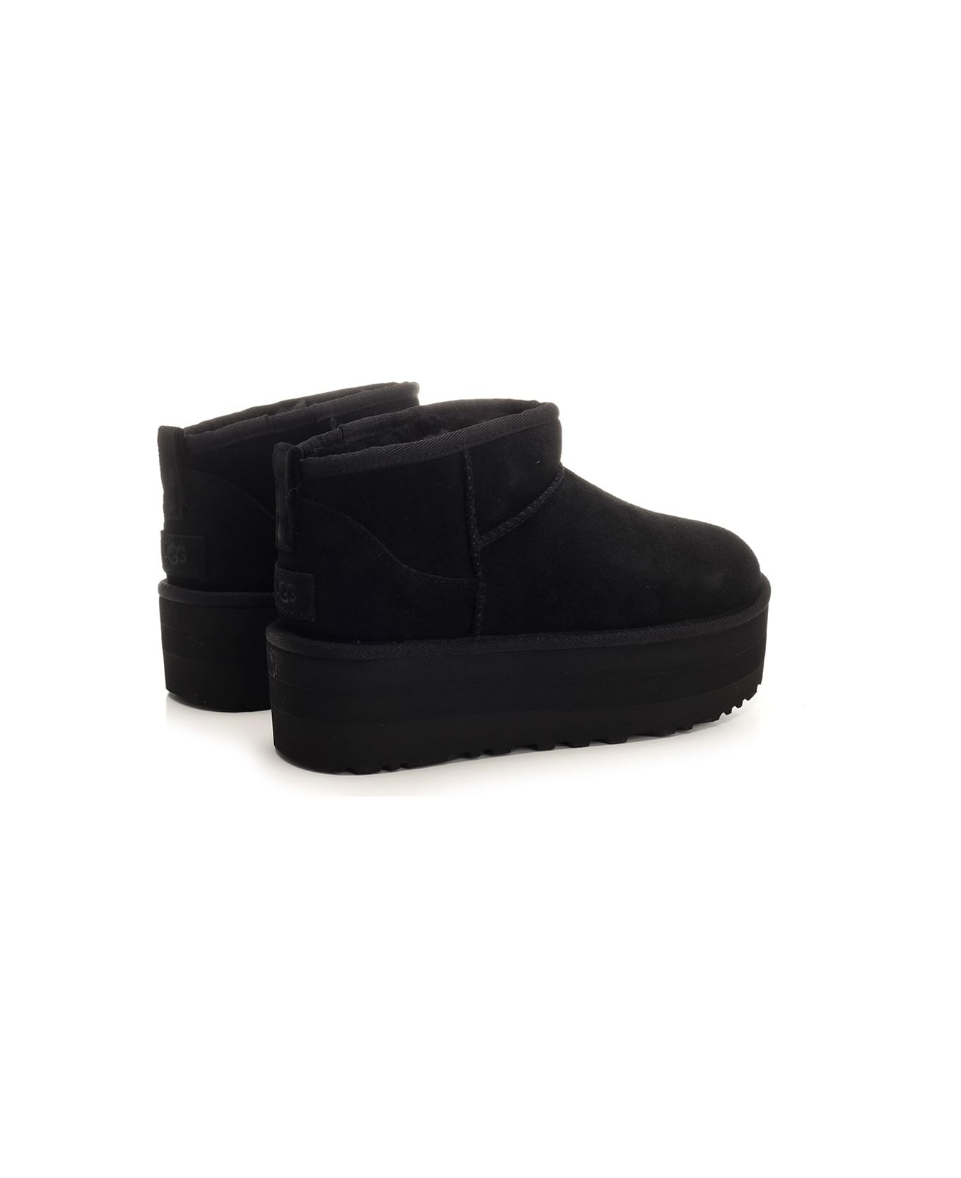 UGG 'classic Ultra Mini' Ankle Boots - Black