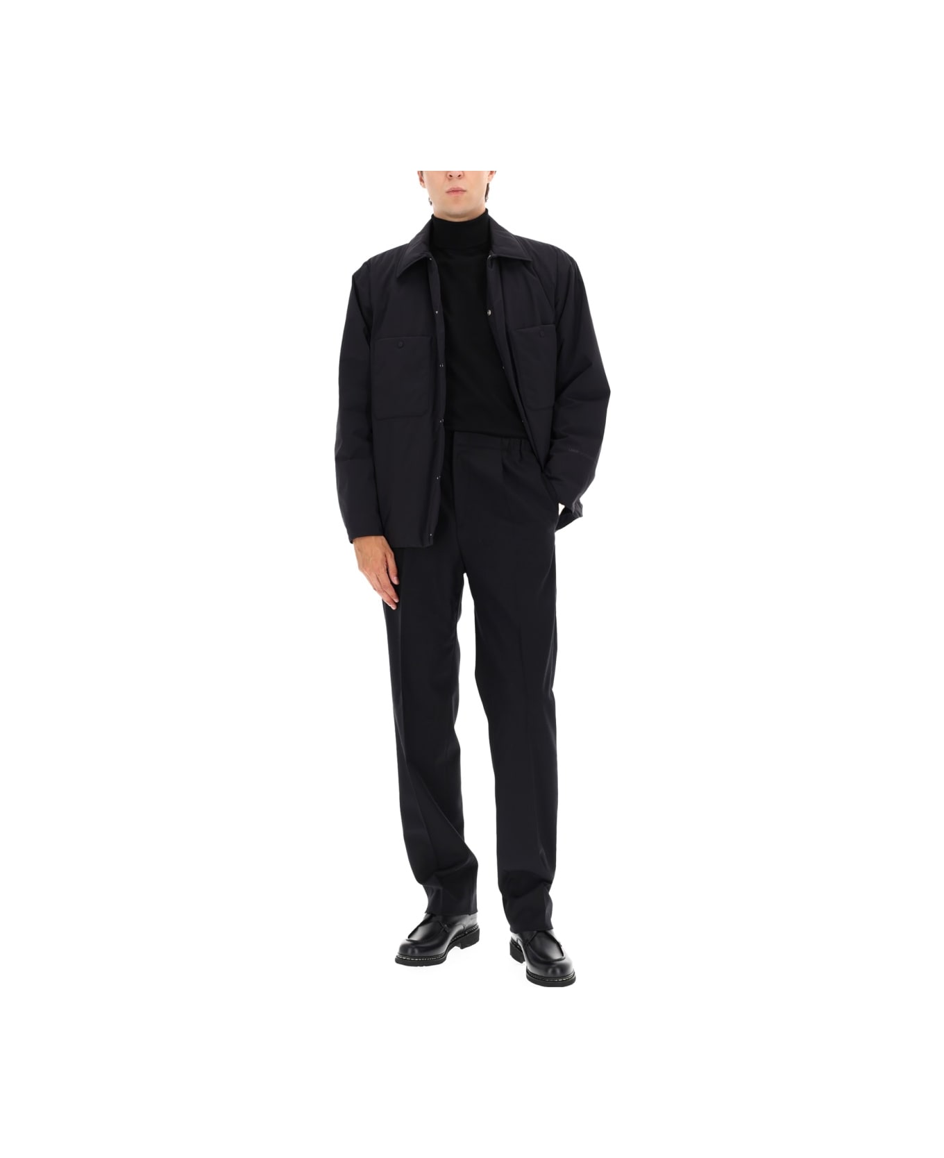 Herno Laminar Two Layer Goretex Shirt Jacket - BLACK