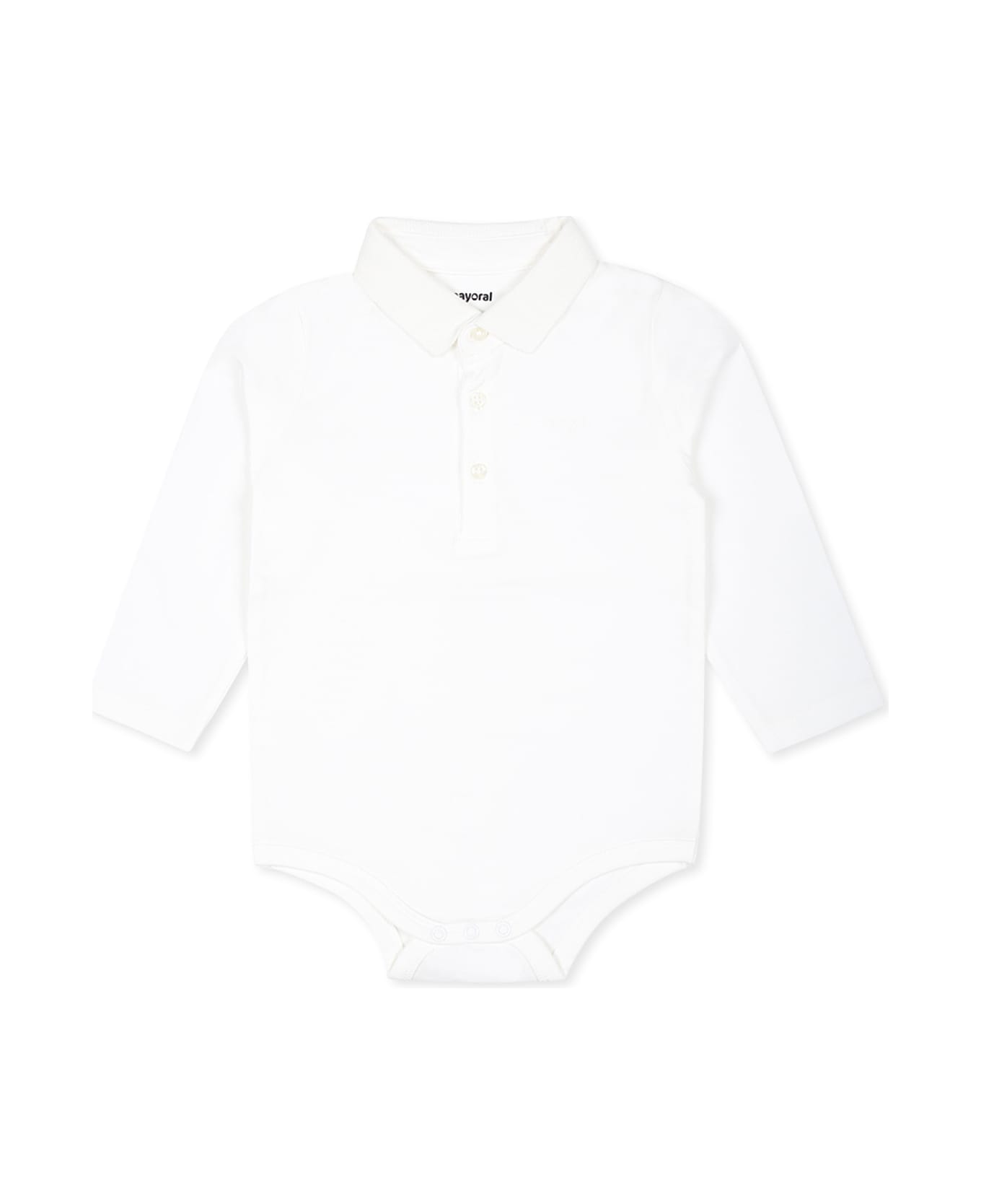 Petit Bateau White Body For Baby Girl - White