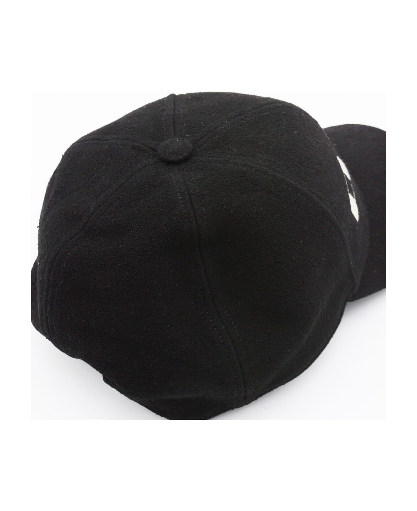 DRKSHDW Black Cotton Baseball Cap - BLACK/PEARL