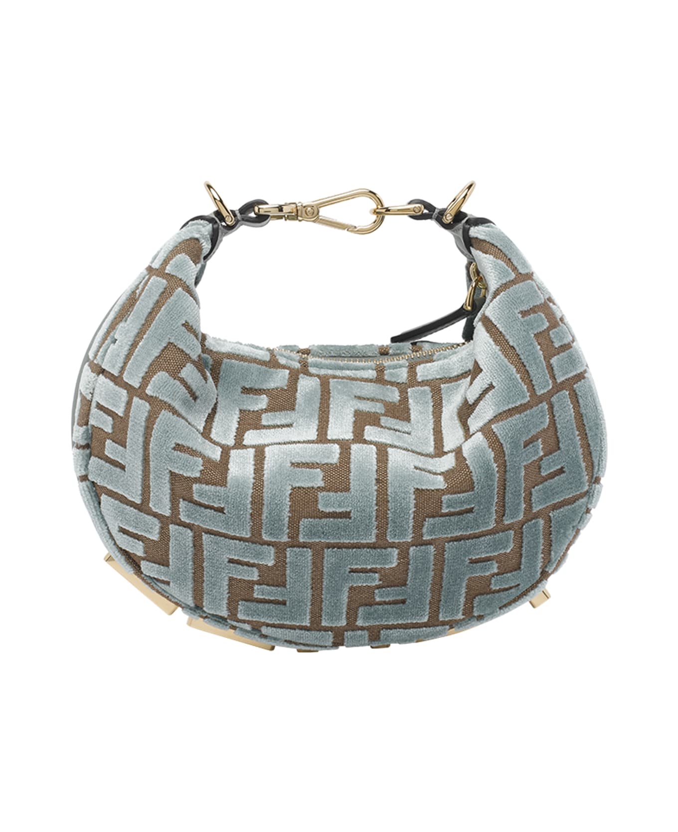 Fendi Mini Fendigraphy Hobo Bag - Blue