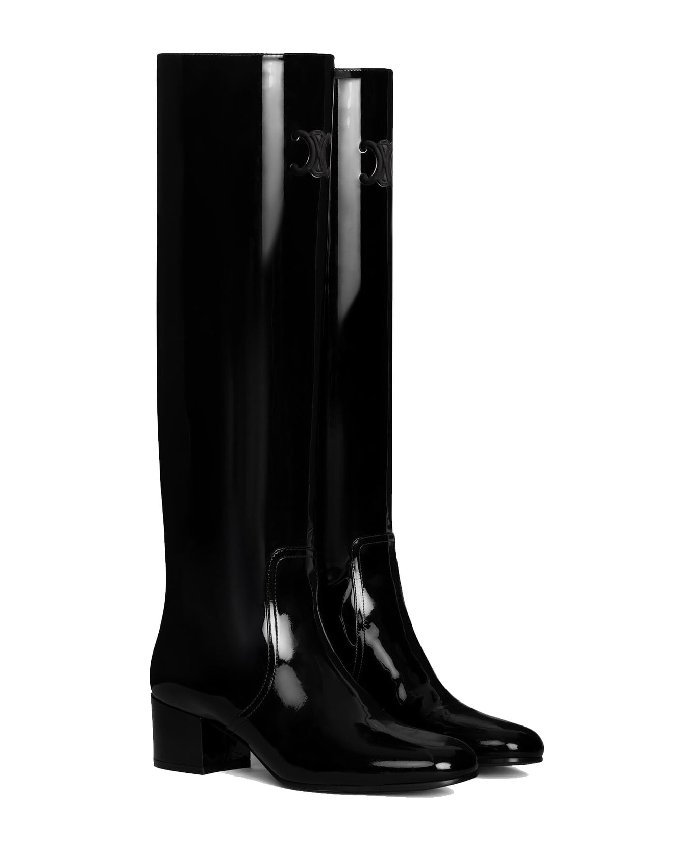 Celine Triomphe High Boots - Black