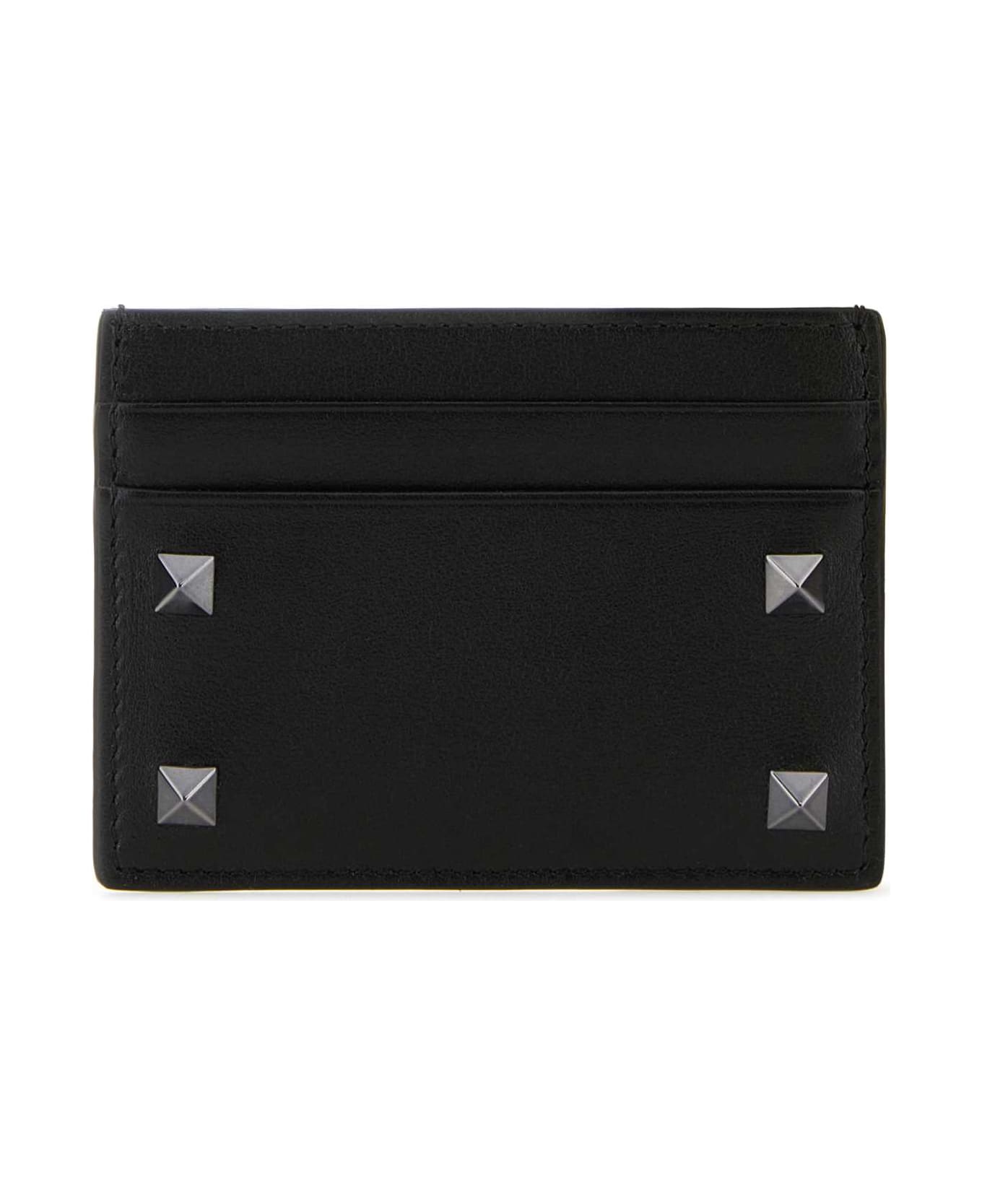 Valentino Garavani Rockstud Card Holder - NERO