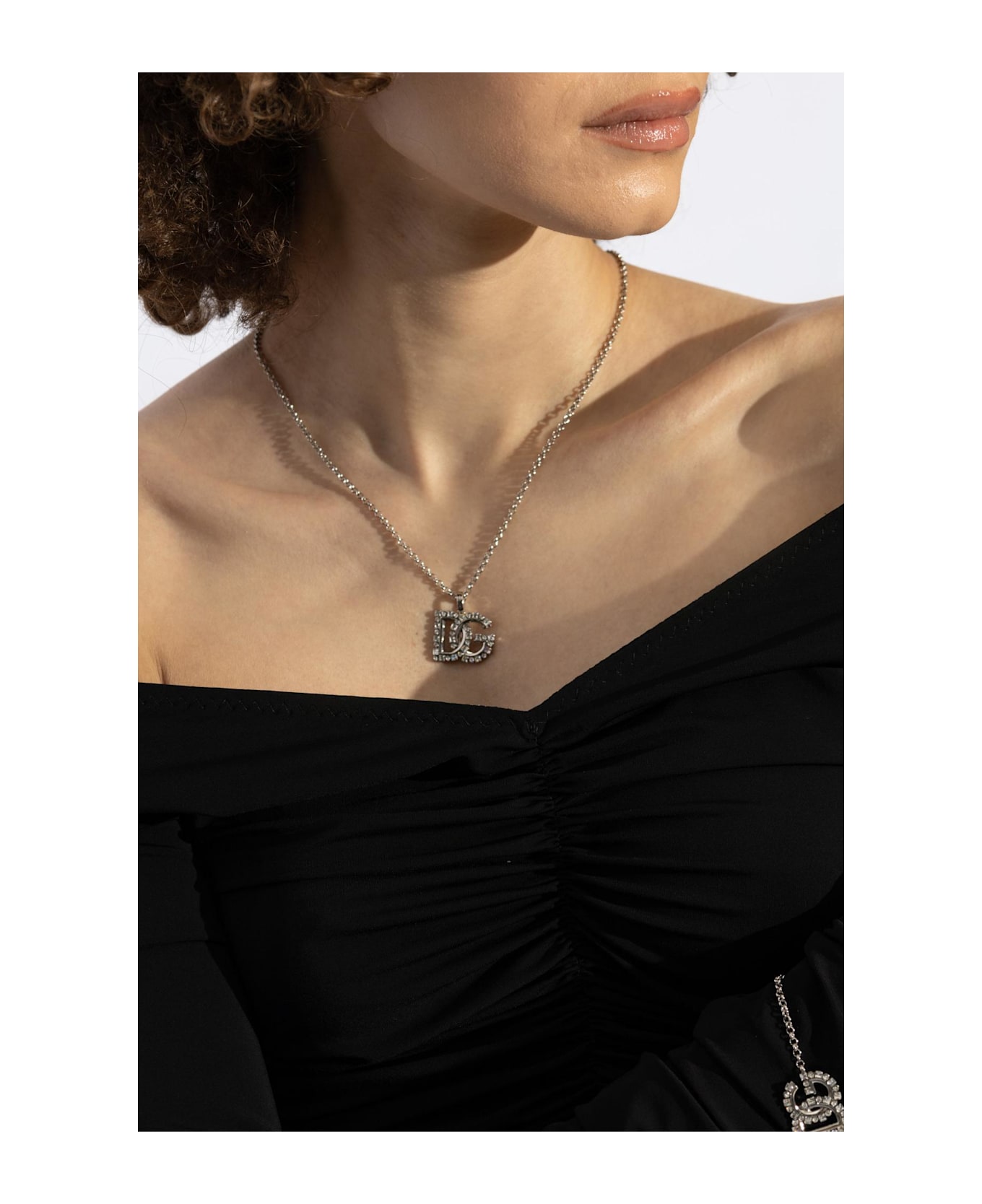 Dolce 
Gabbana Necklace With Logo-shaped Pendant