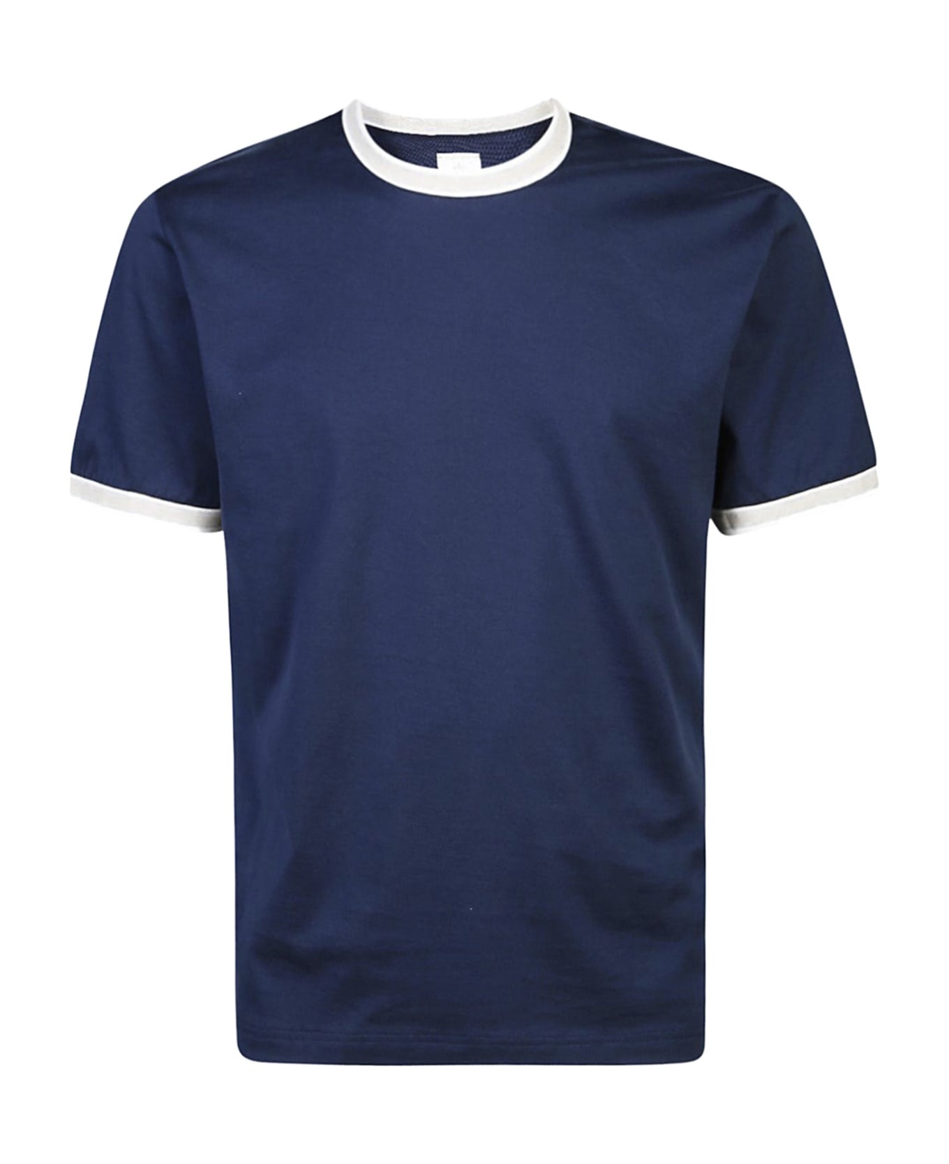 Eleventy Blue Crew-neck T-shirt - BIANCO