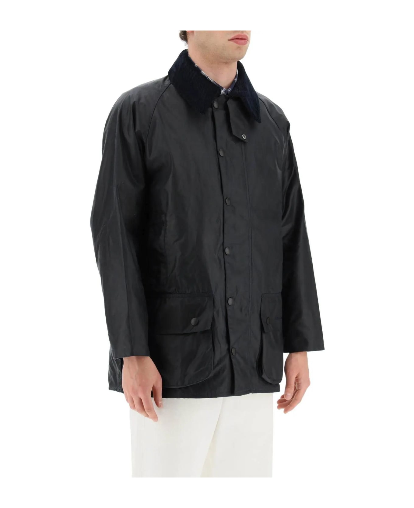Barbour 
beaufort
 Wax Jacket - Navy