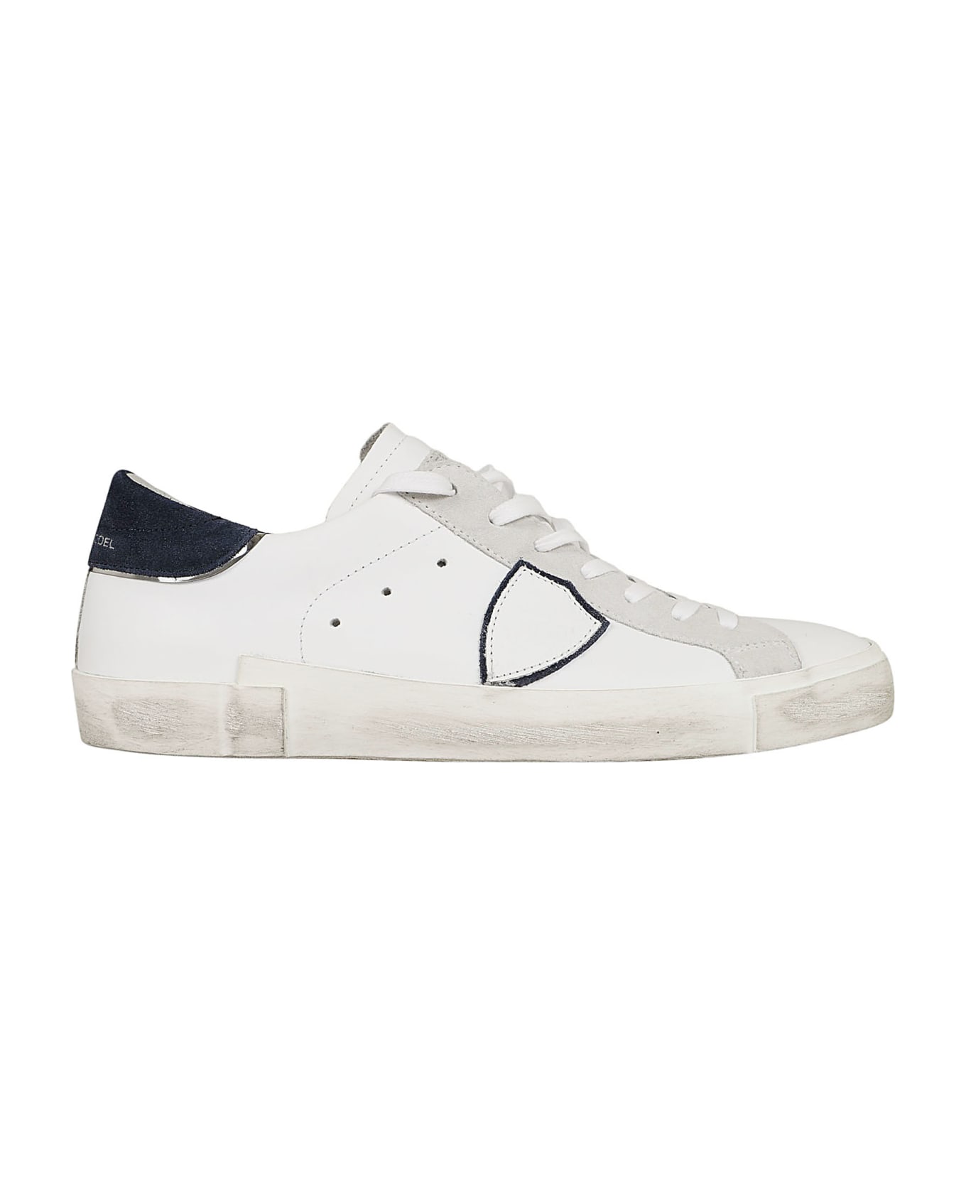 Philippe Model Prsx Low Man - Blanc Bleu