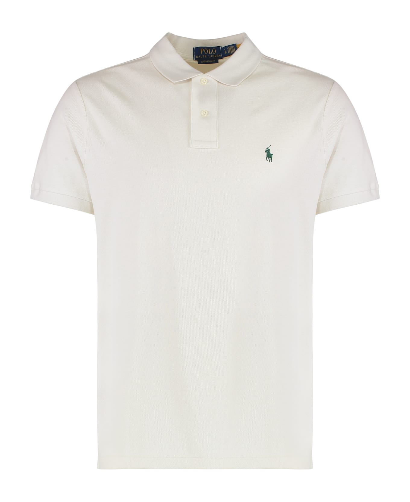 Polo Ralph Lauren Short Sleeve Cotton Polo Shirt - Ecru