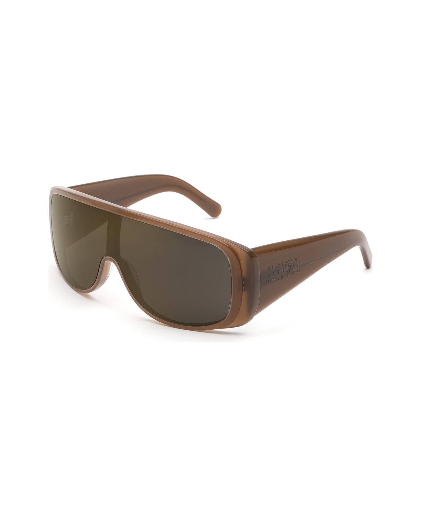 RETROSUPERFUTURE X Maison Margiela Mm6 Mask 5vp Brown Sunglasses - Marrone