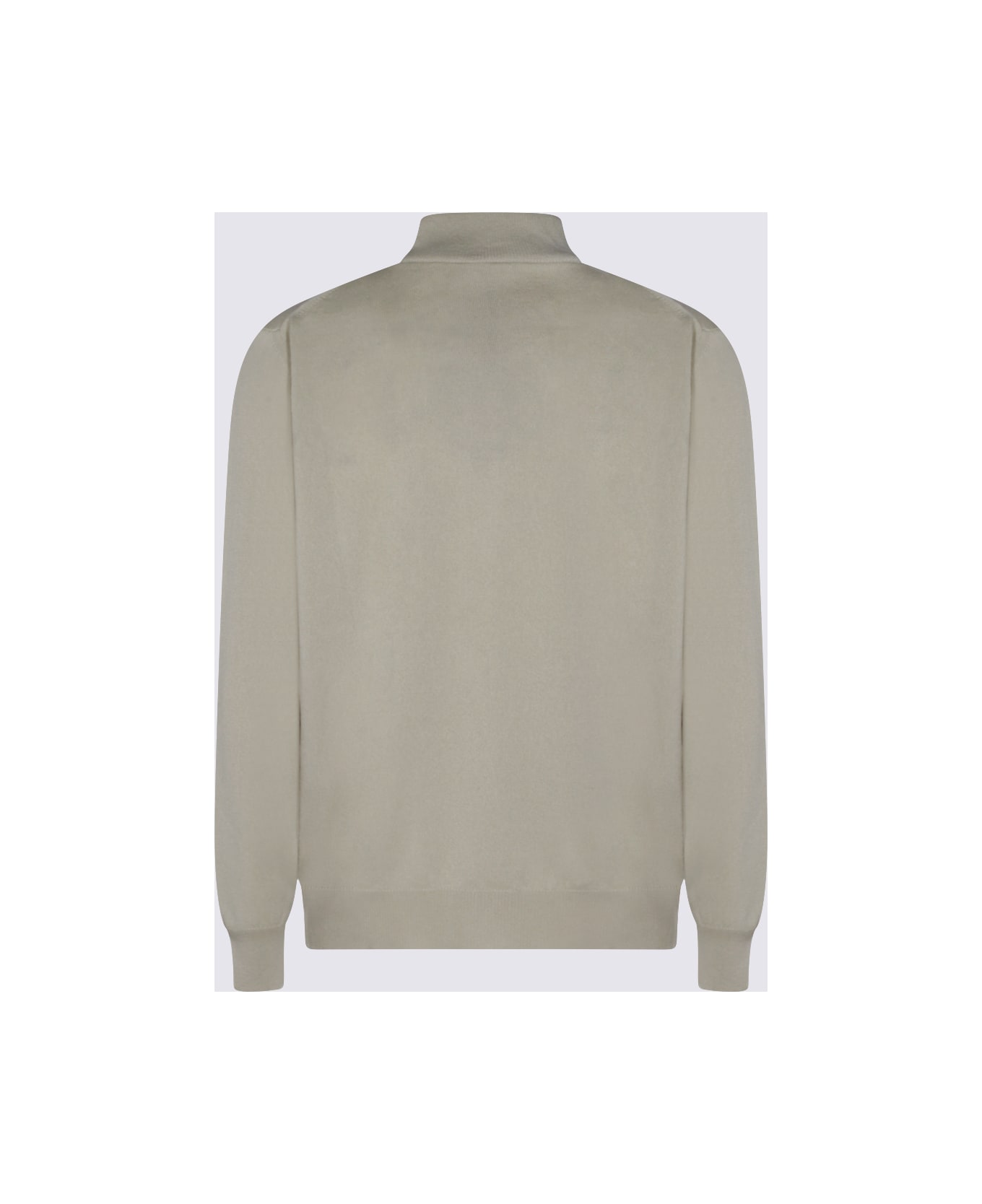 Kiton Light Green Cashmere Knitwear - SAGE GREEN
