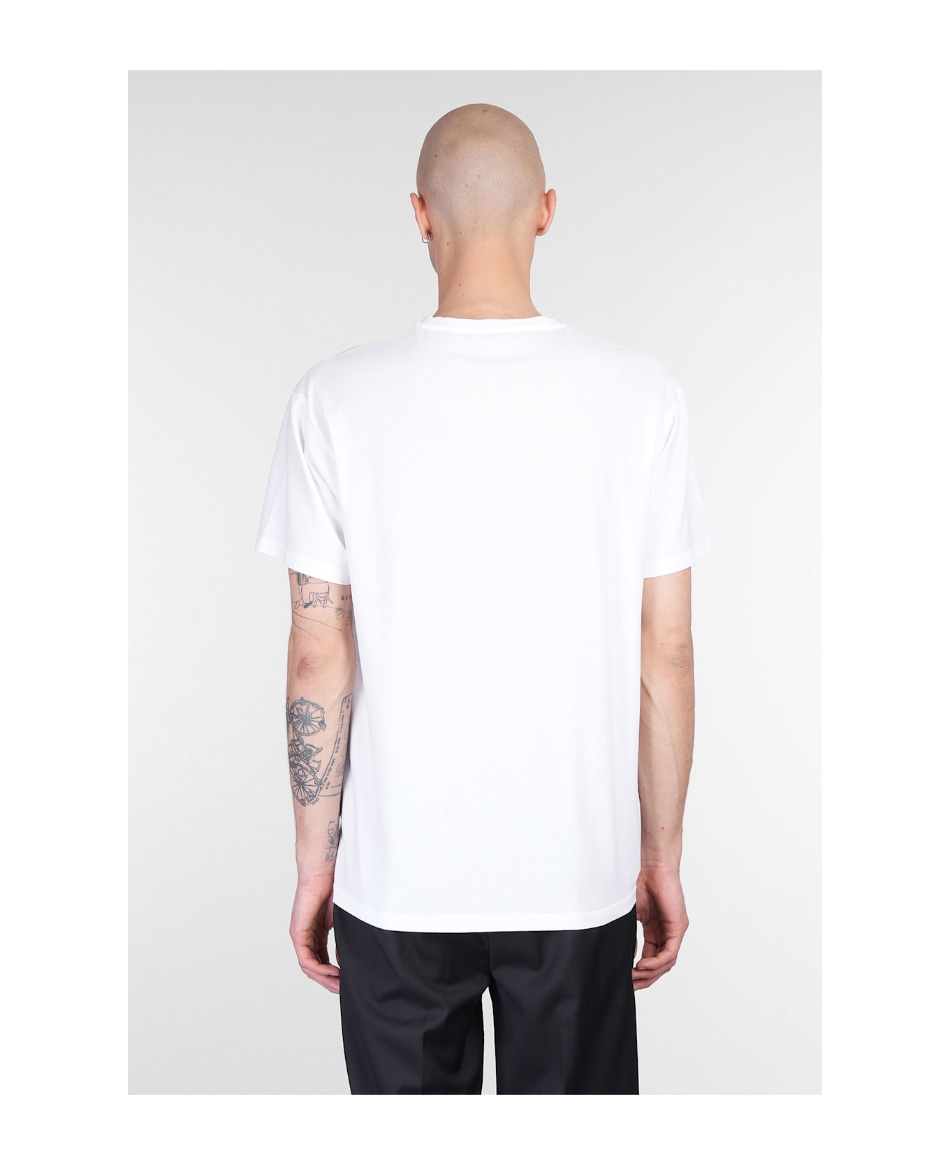 Low Brand B150 T-shirt In White Cotton - white