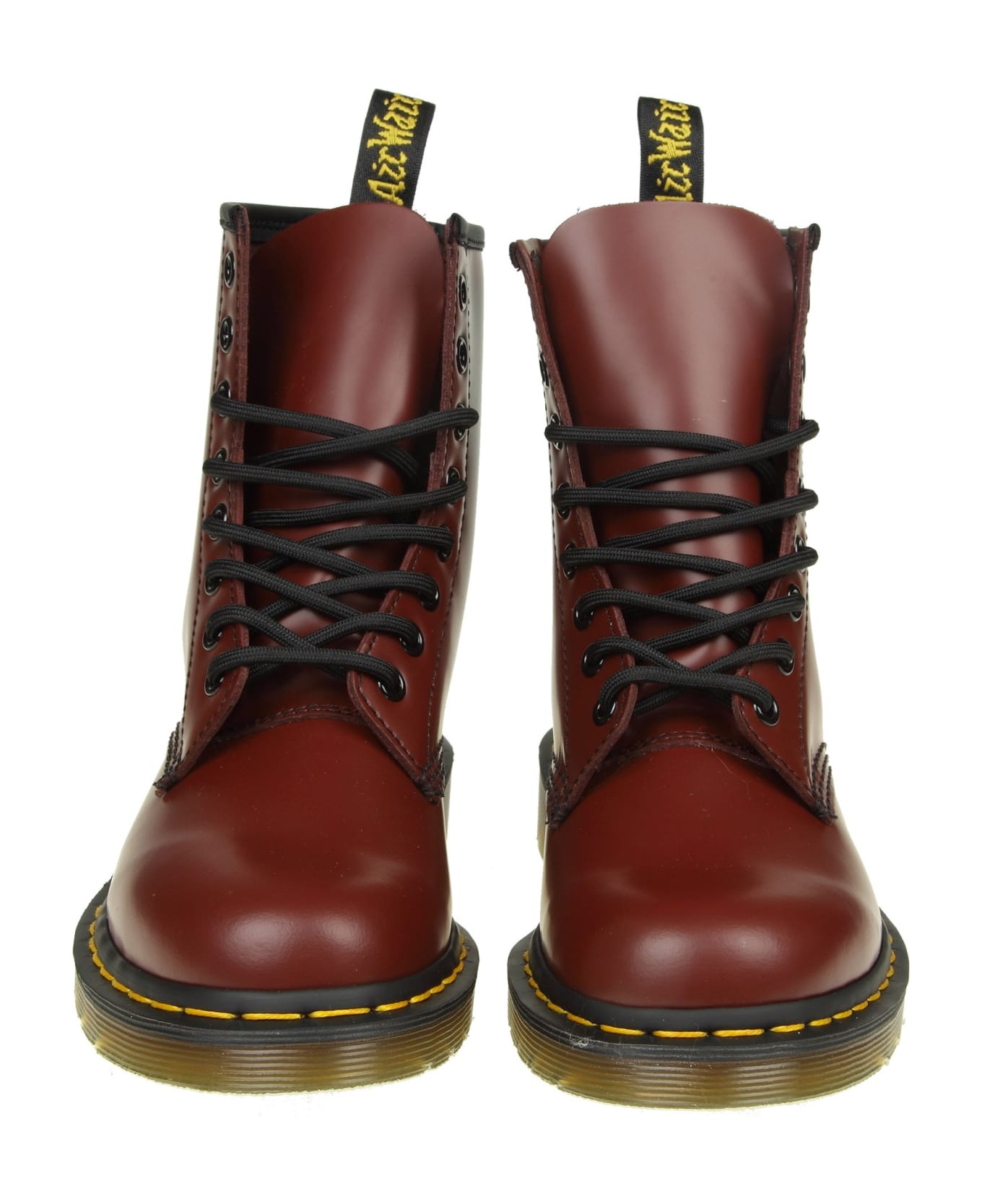 Dr. Martens Dr.martens Smooth Boots In Cherry Color Leather - Cherry Red
