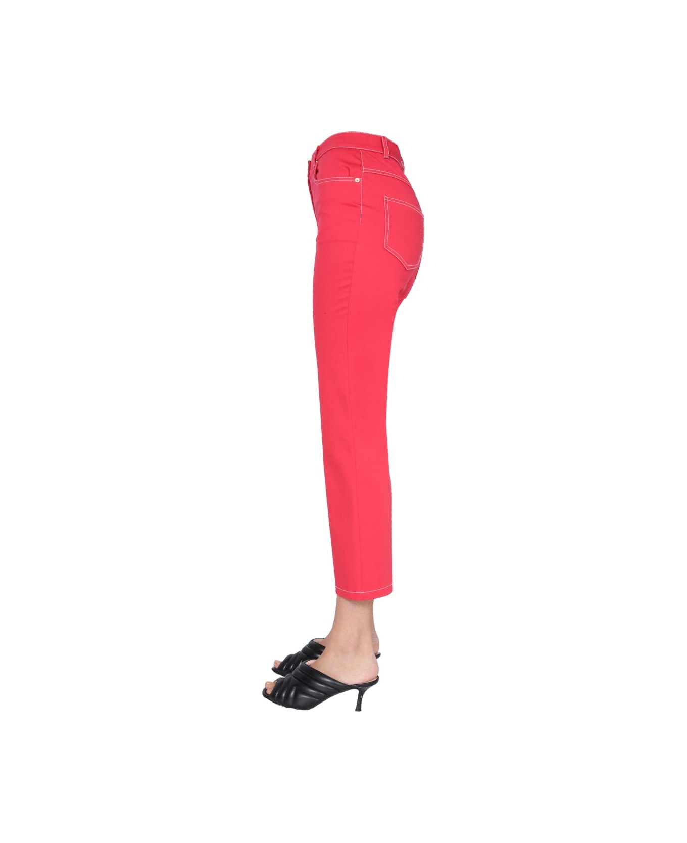 Boutique Moschino Skinny Kick Jeans - RED