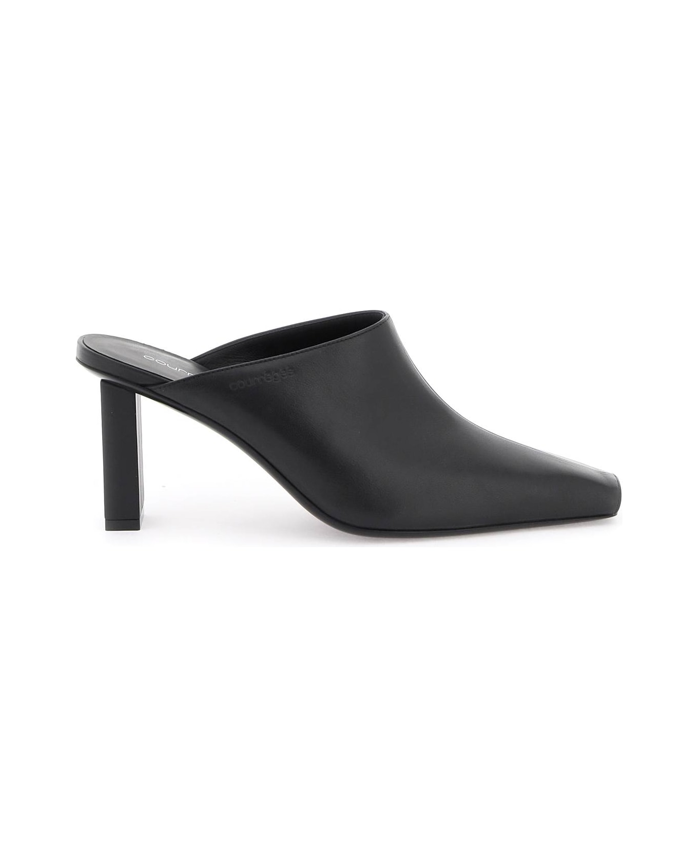Courrèges Mule Sleek - BLACK (Black)