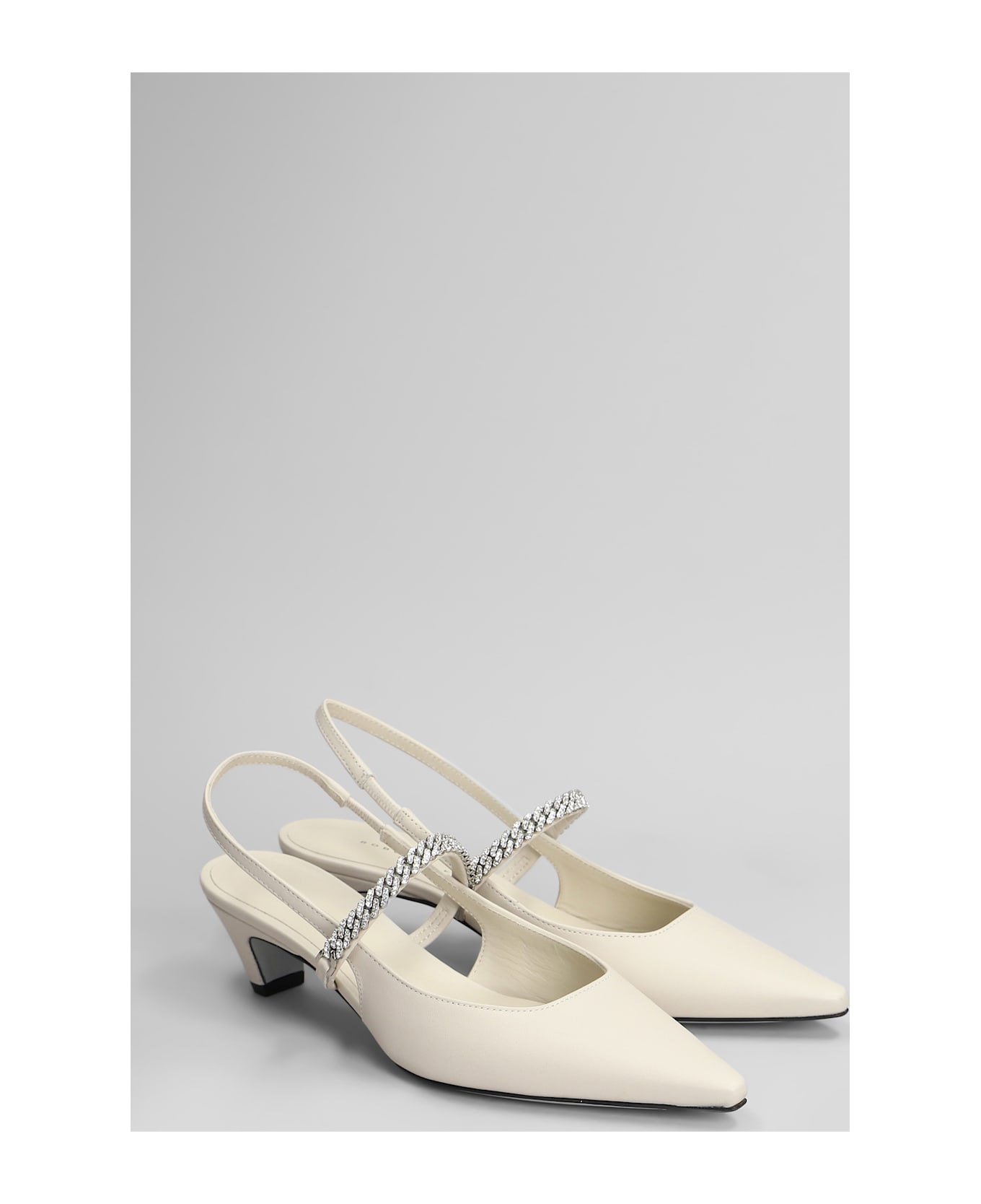 Roberto Festa Mallory Pumps In Beige Leather - beige