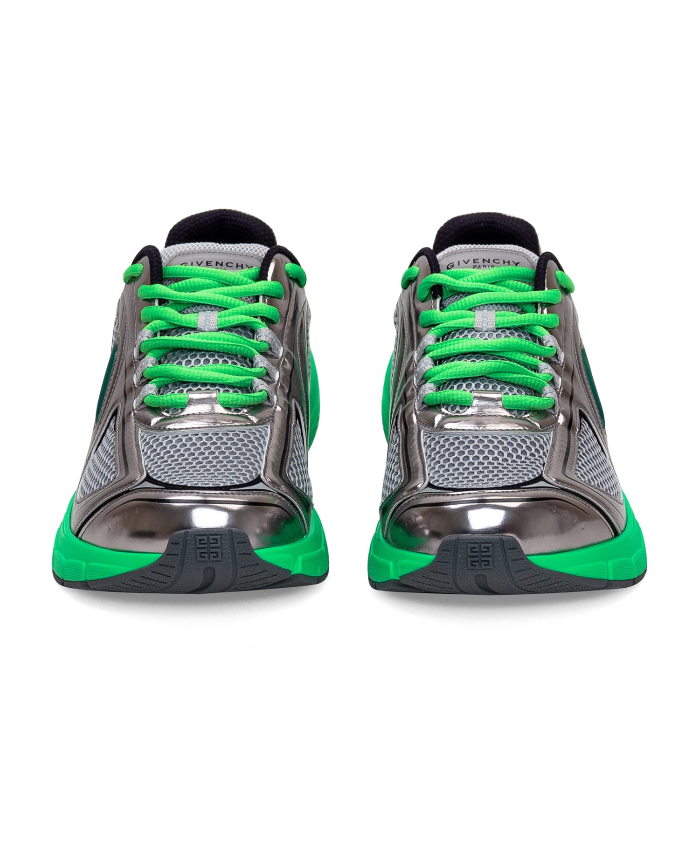 Givenchy Green And Silver Tk-mx Runner Sneakers - Verde