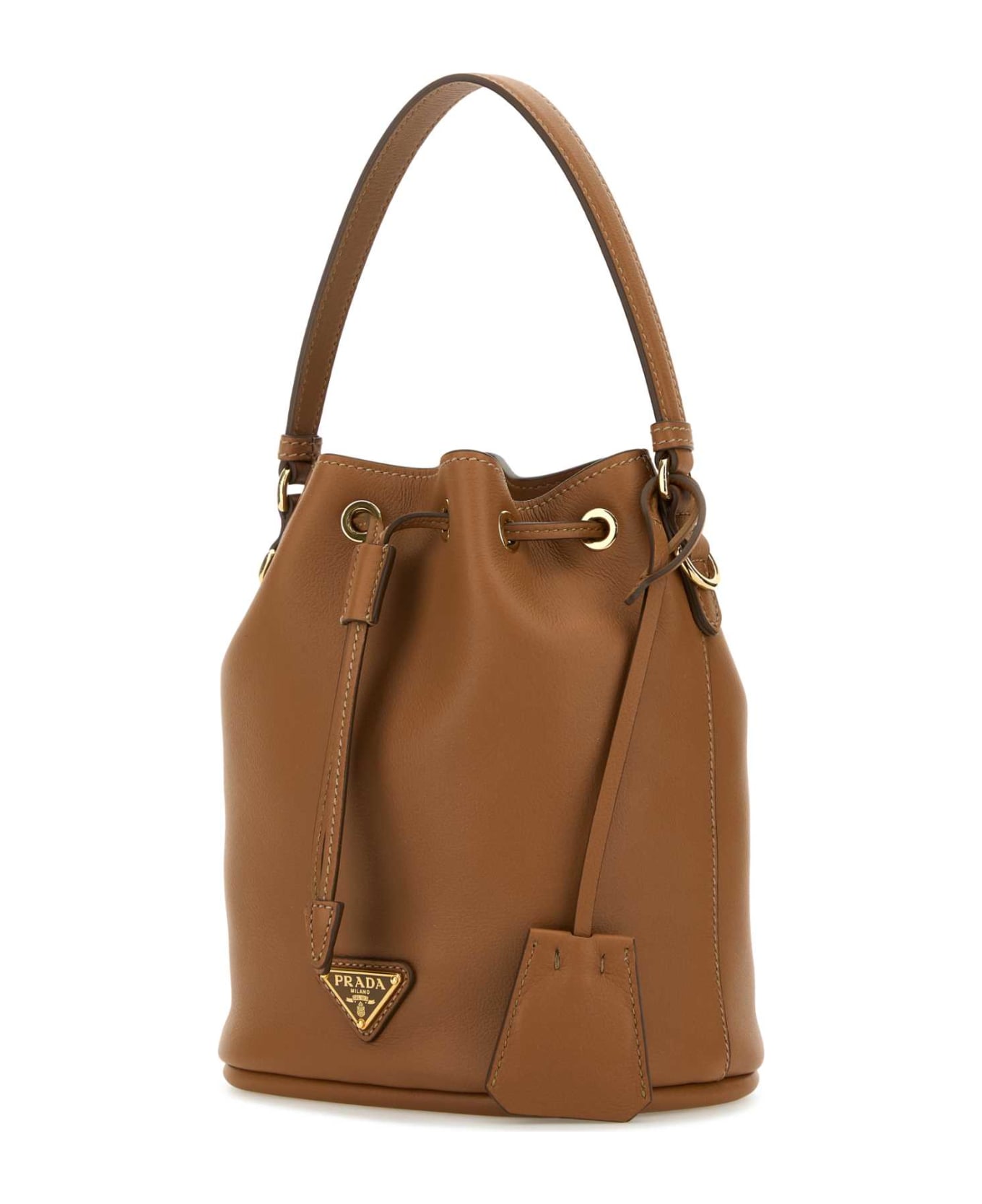 Prada Caramel Leather Re-edition 1978 Bucket Bag - CARAMEL 0