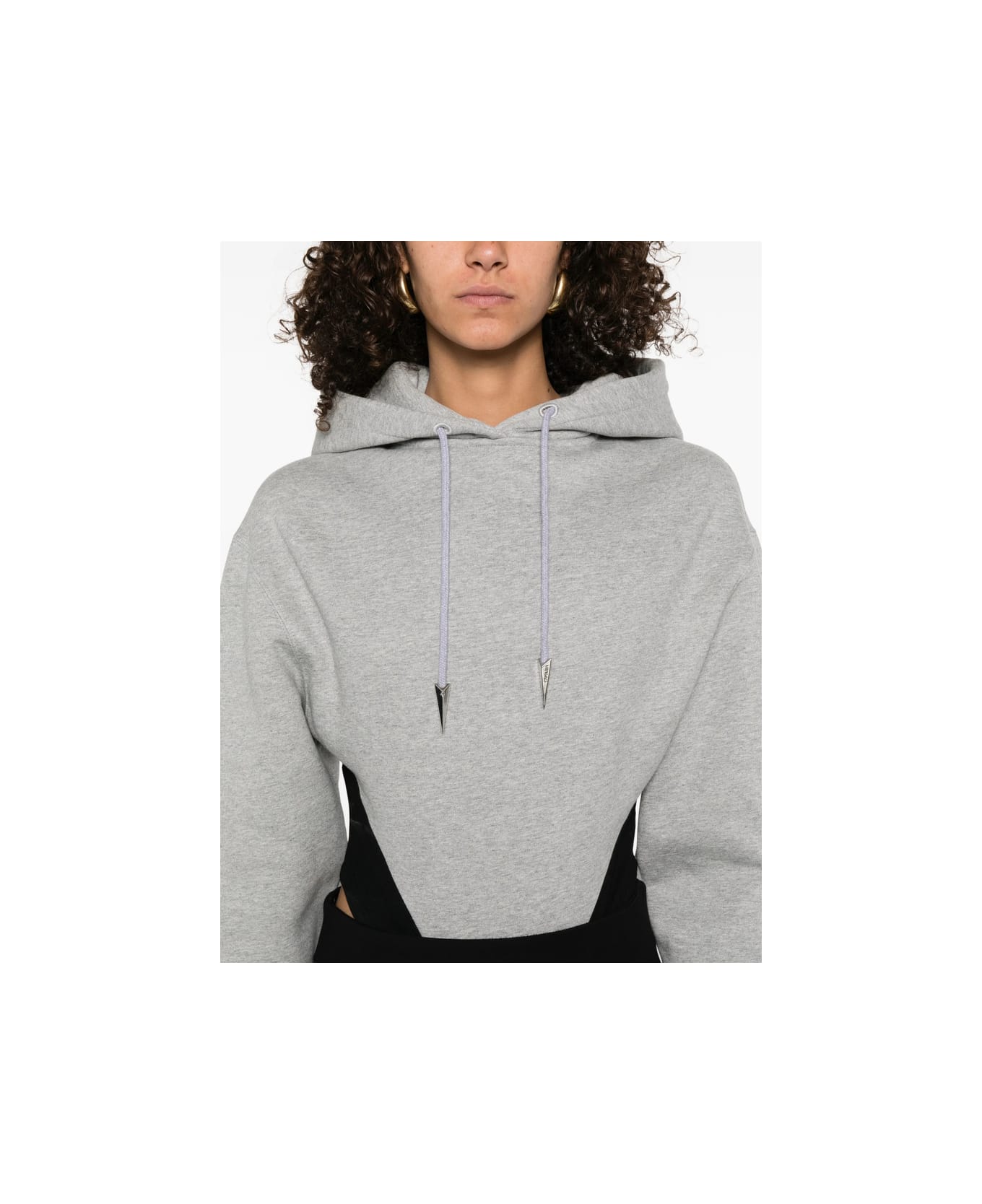 Mugler Bodysuit - GREY/BLACK