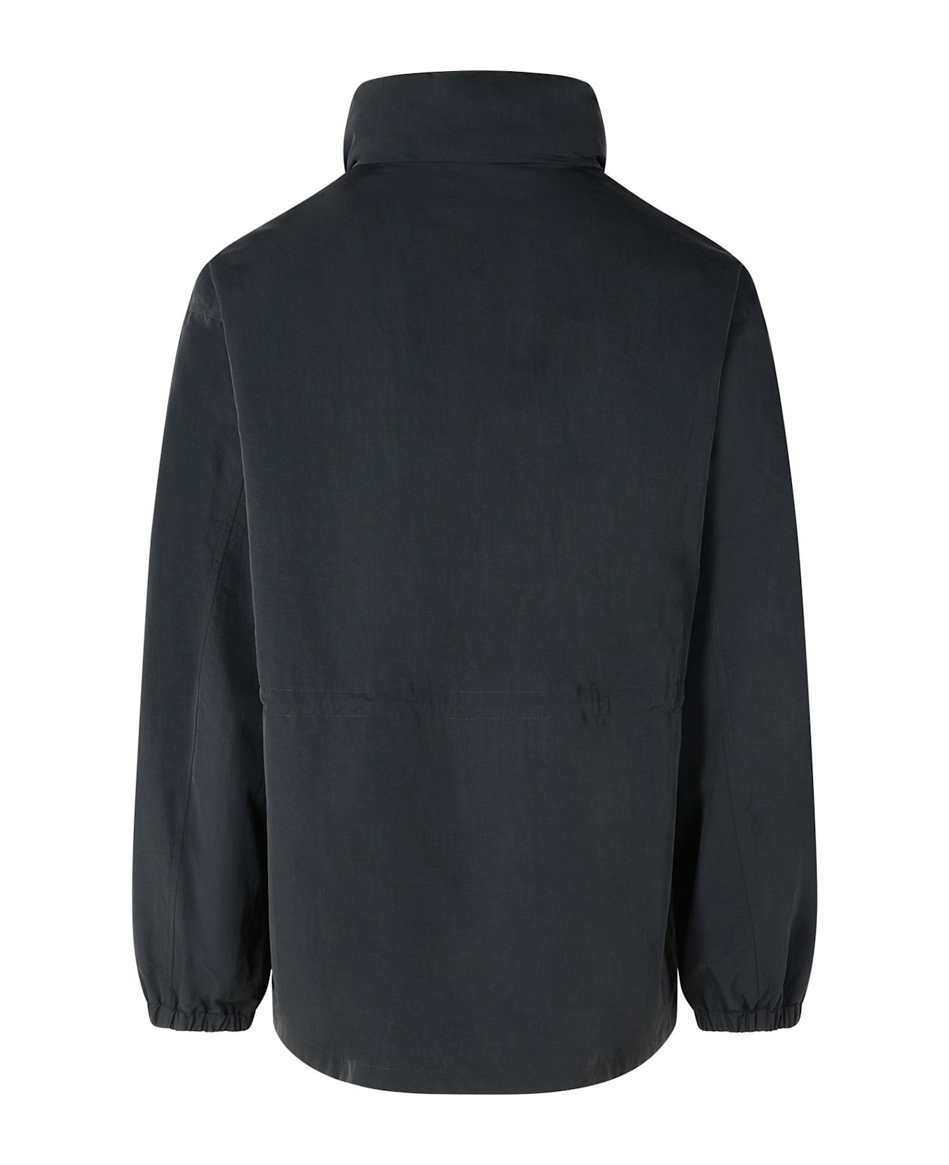 Burberry Black Polyamide Raincoat - Black