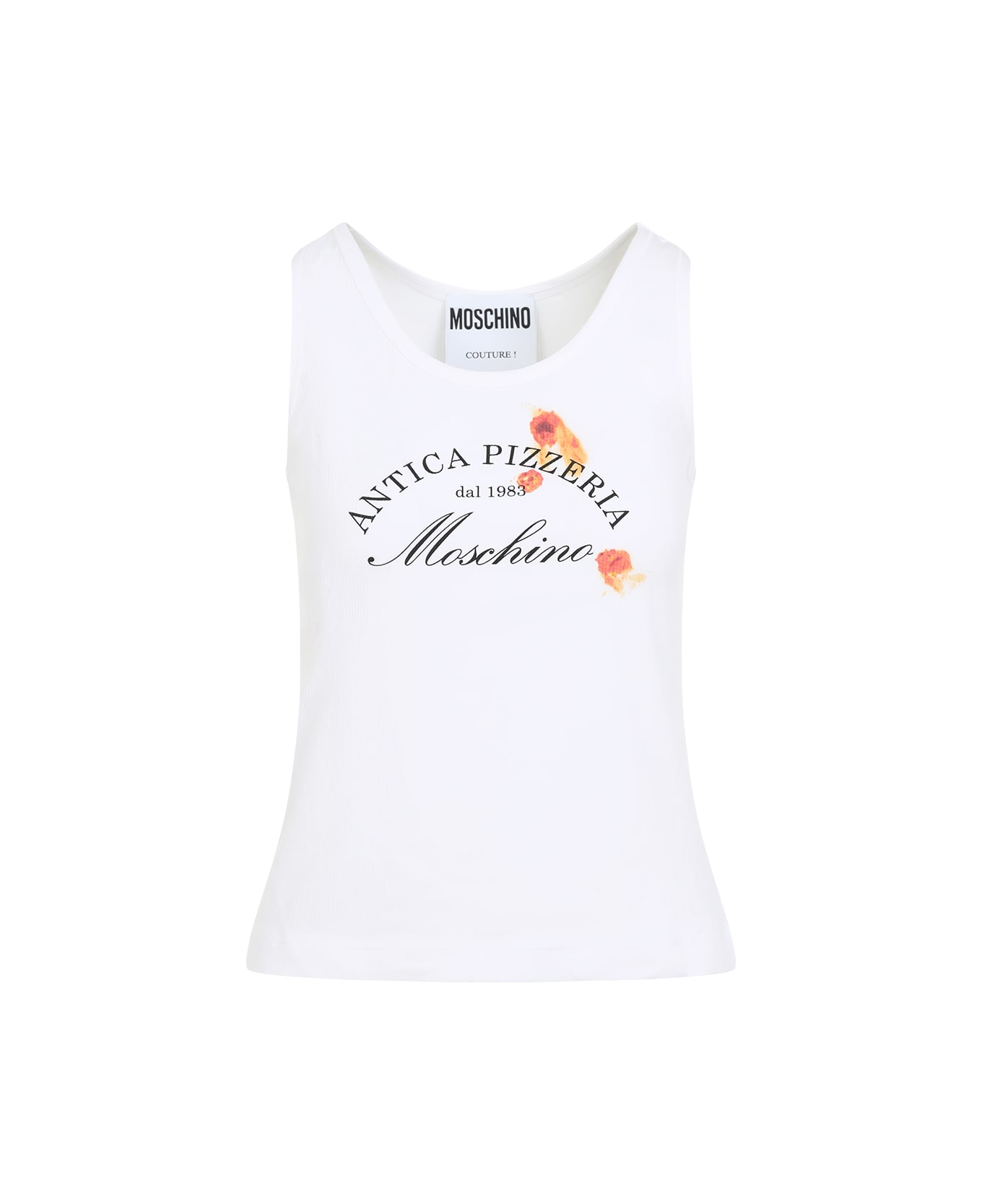 Moschino Tank Top - WHITE